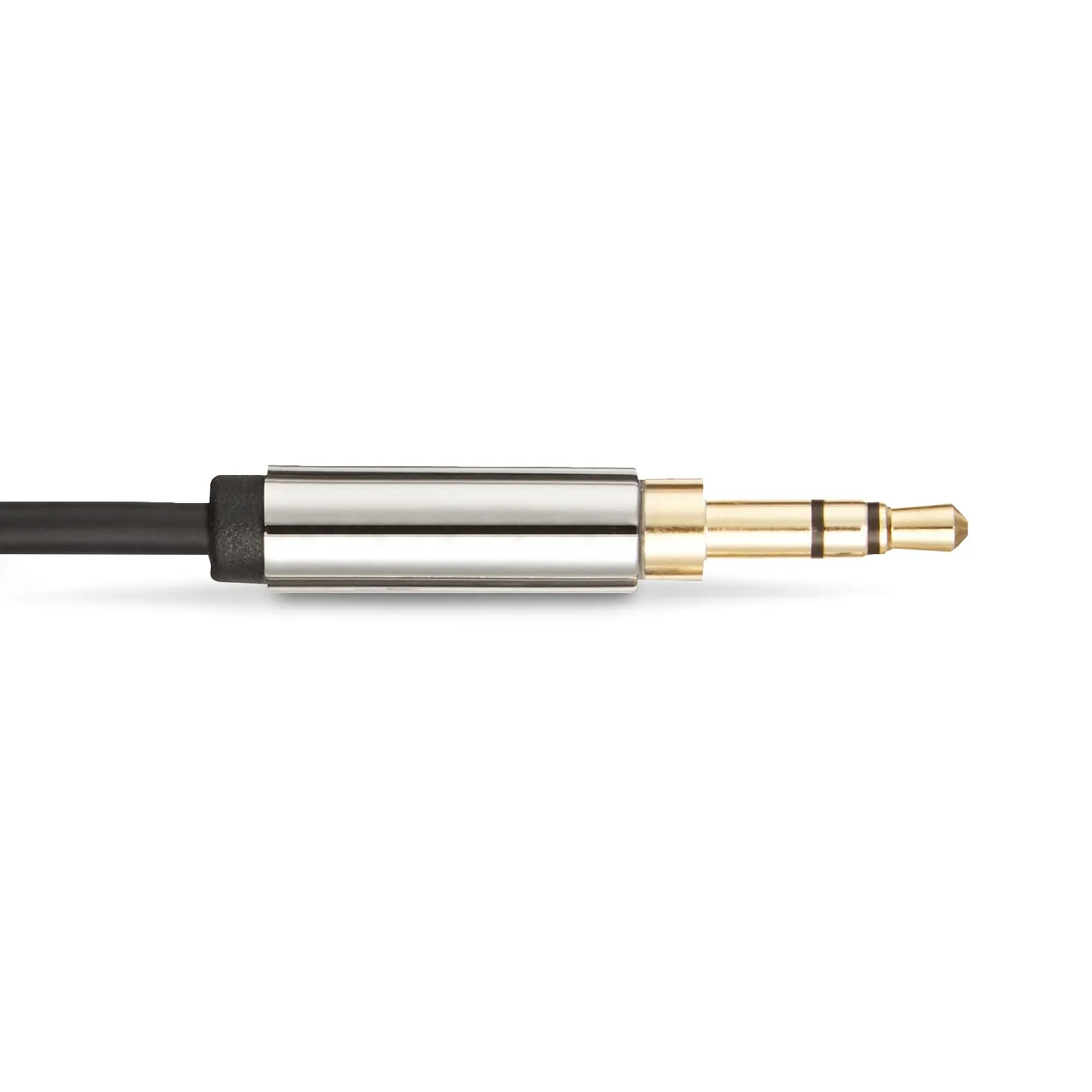 Amazon Basics Auxiliary Cable 3.5mm Male to Male Stereo Audio, 1.2 m, Black, 2 Pack - immagine 2