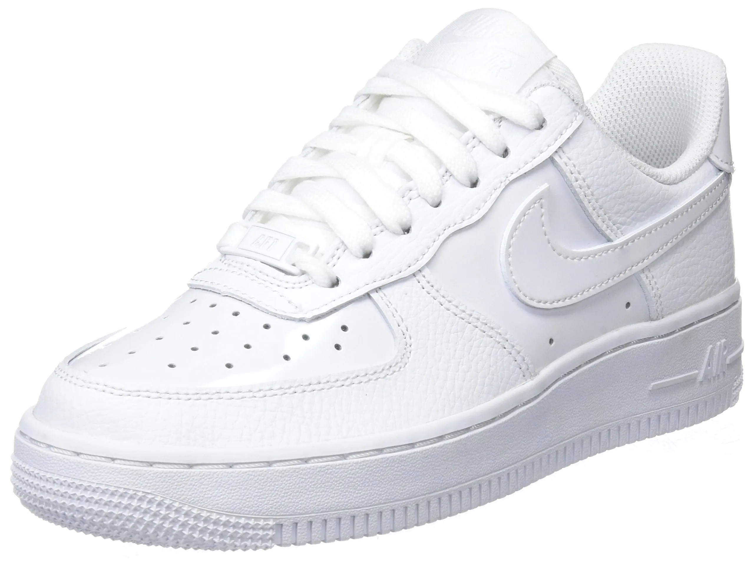 Nike Air Force 1 '07 Women's Basketball Shoes, White White 100, 46 EU - immagine 1