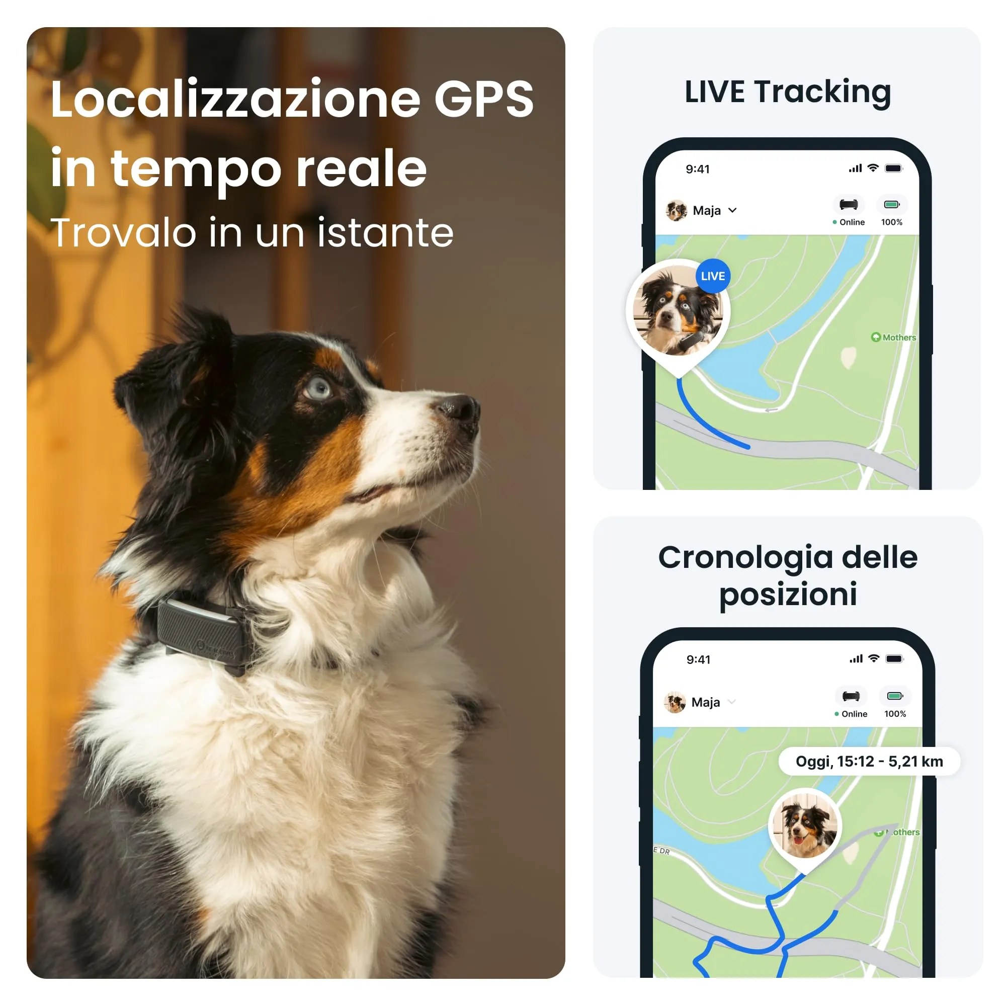 Tractive GPS per cani Edizione 2025 (Nero) - immagine 2