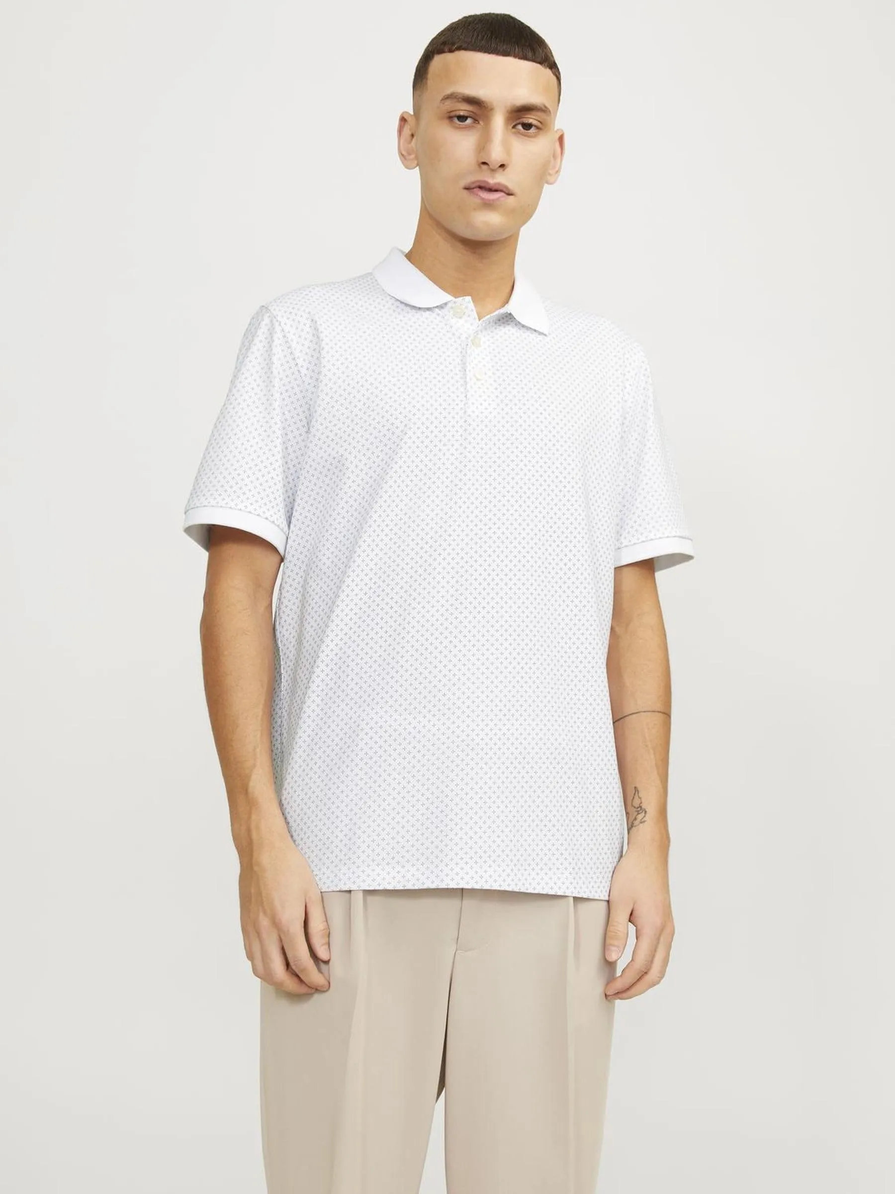 Jack & Jones Maglietta da uomo, bianco, XL - immagine 2