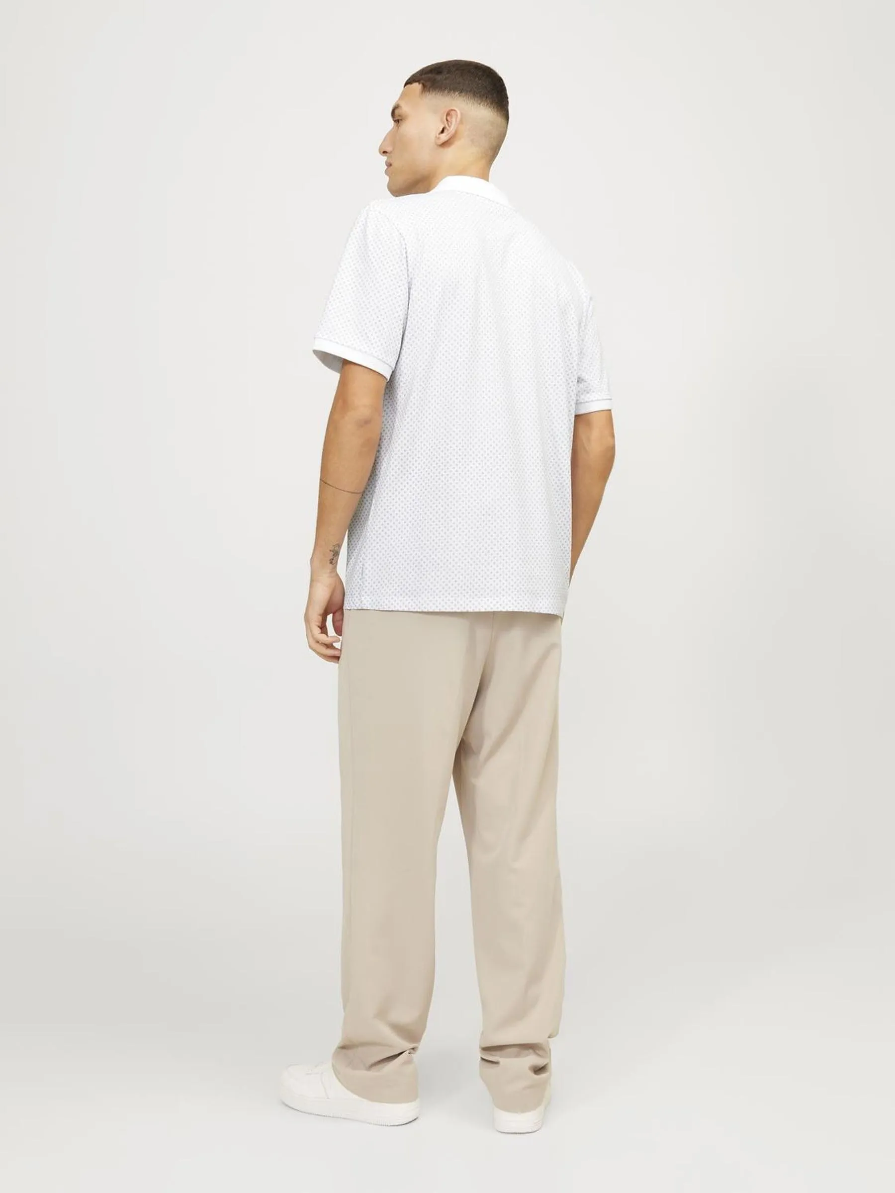 Jack & Jones Maglietta da uomo, bianco, XL - immagine 3