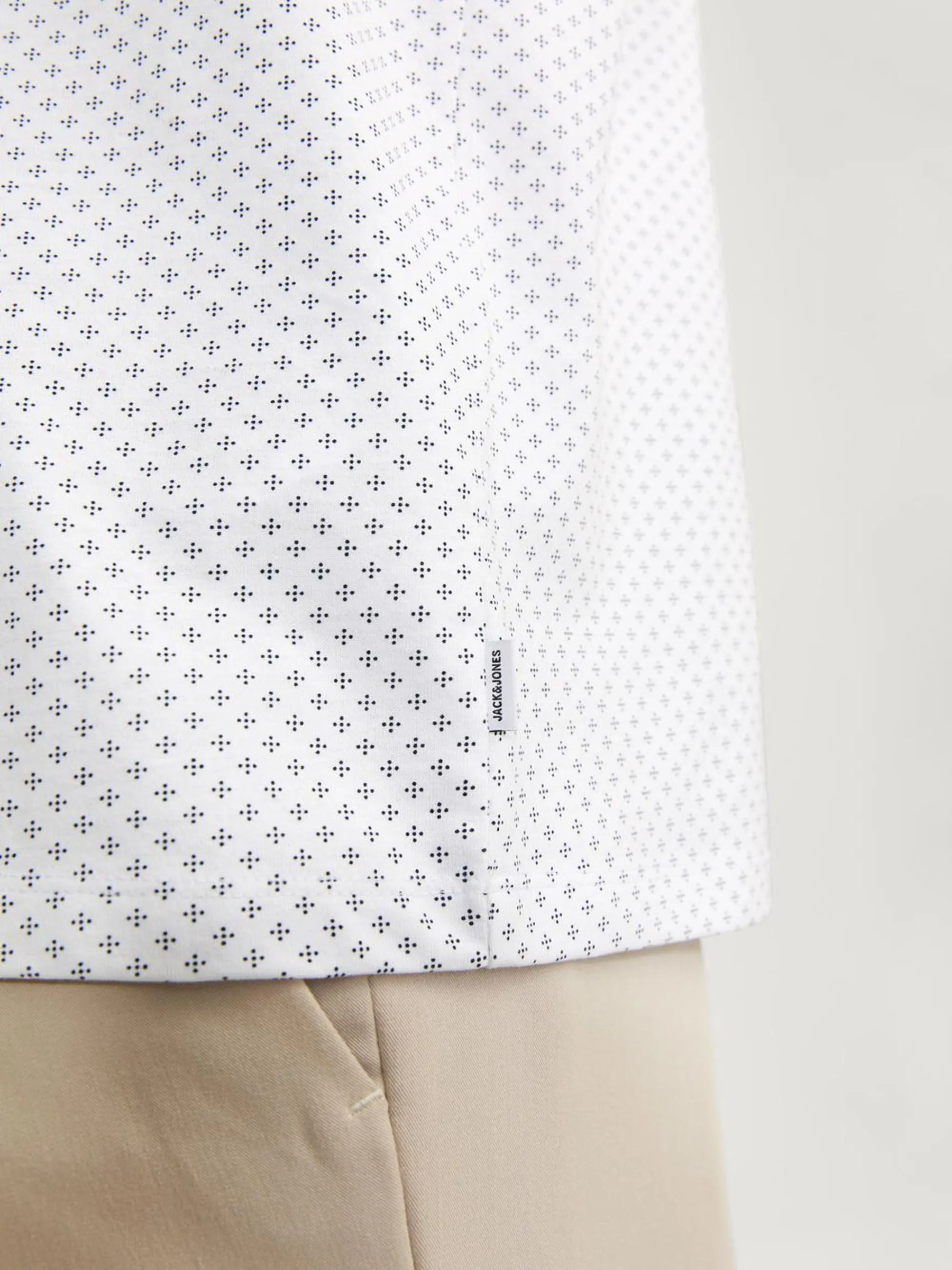 Jack & Jones Maglietta da uomo, bianco, XL - immagine 5