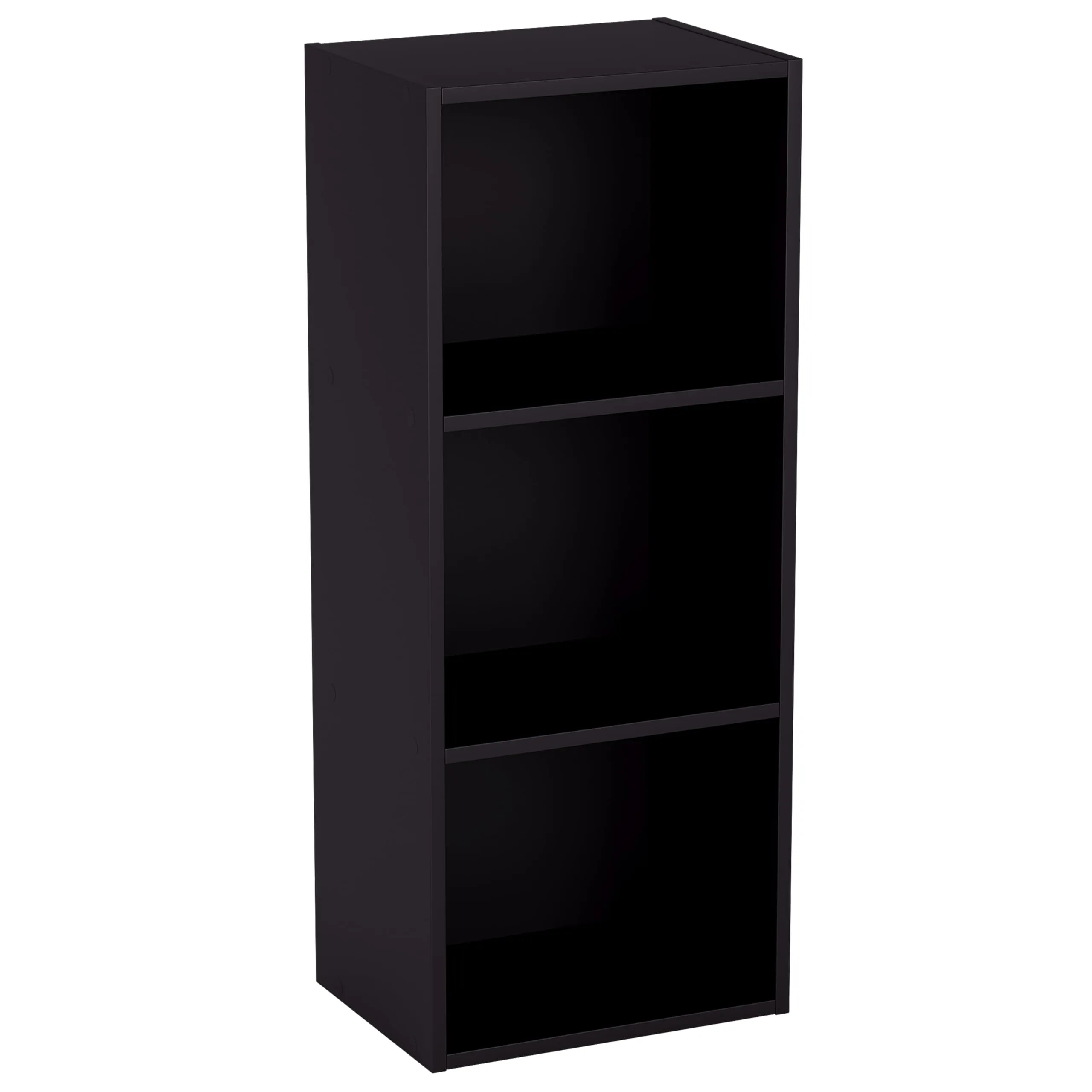 Vida Designs Oxford Libreria a cubi a 3 ripiani in legno, Nero - immagine 1