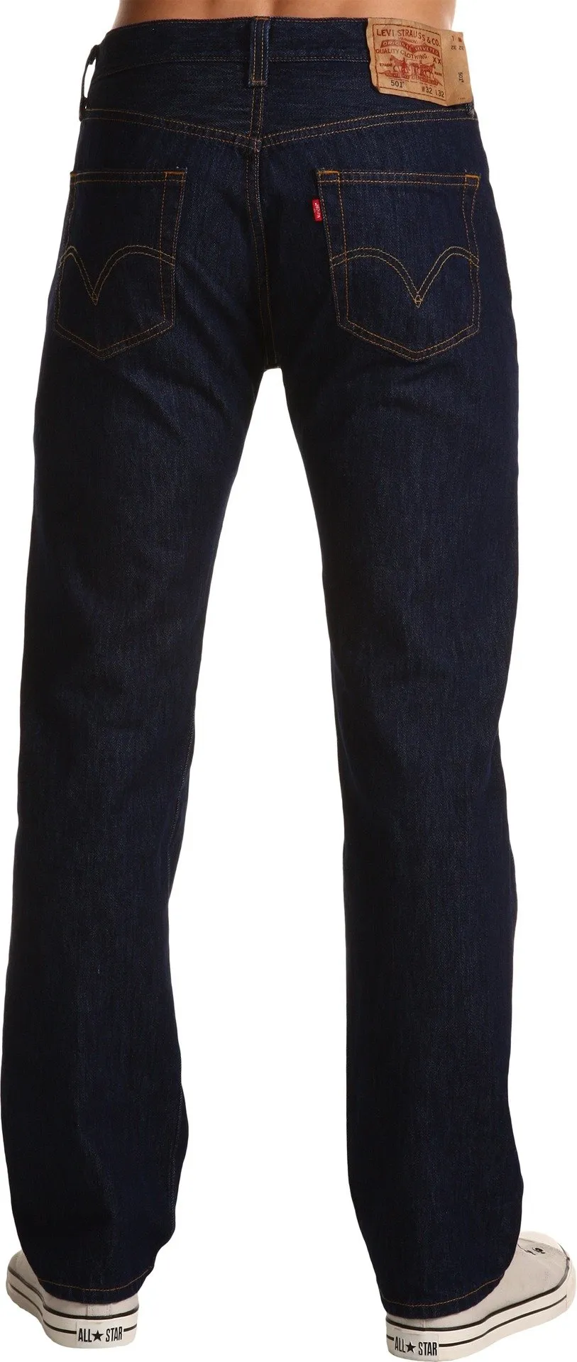 Levi's 501 Original Fit Jeans - Blu Rinse, 34W / 32L - immagine 1
