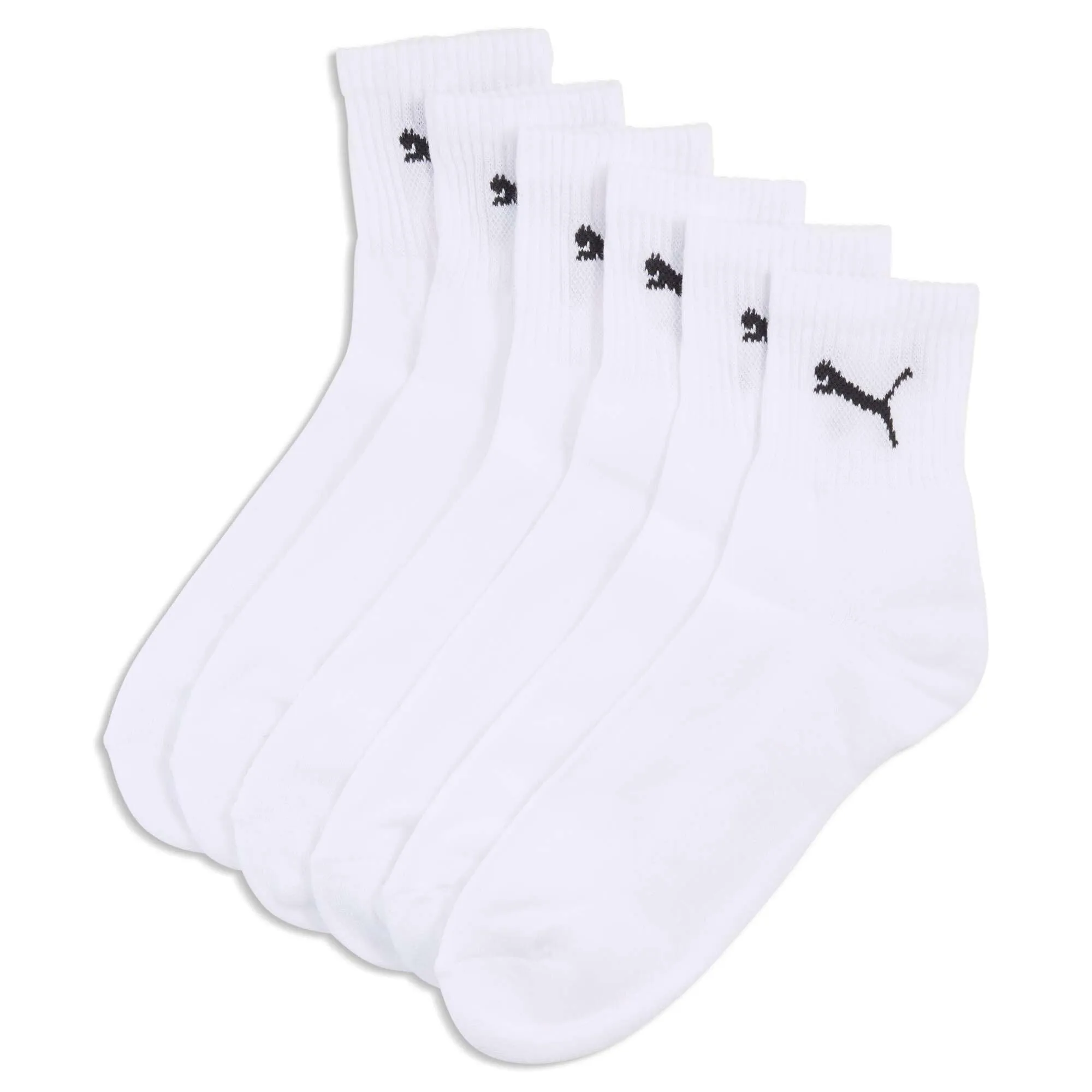 Puma Short Crew Calzini, Bianco, 35-38 Unisex Adulto - immagine 1