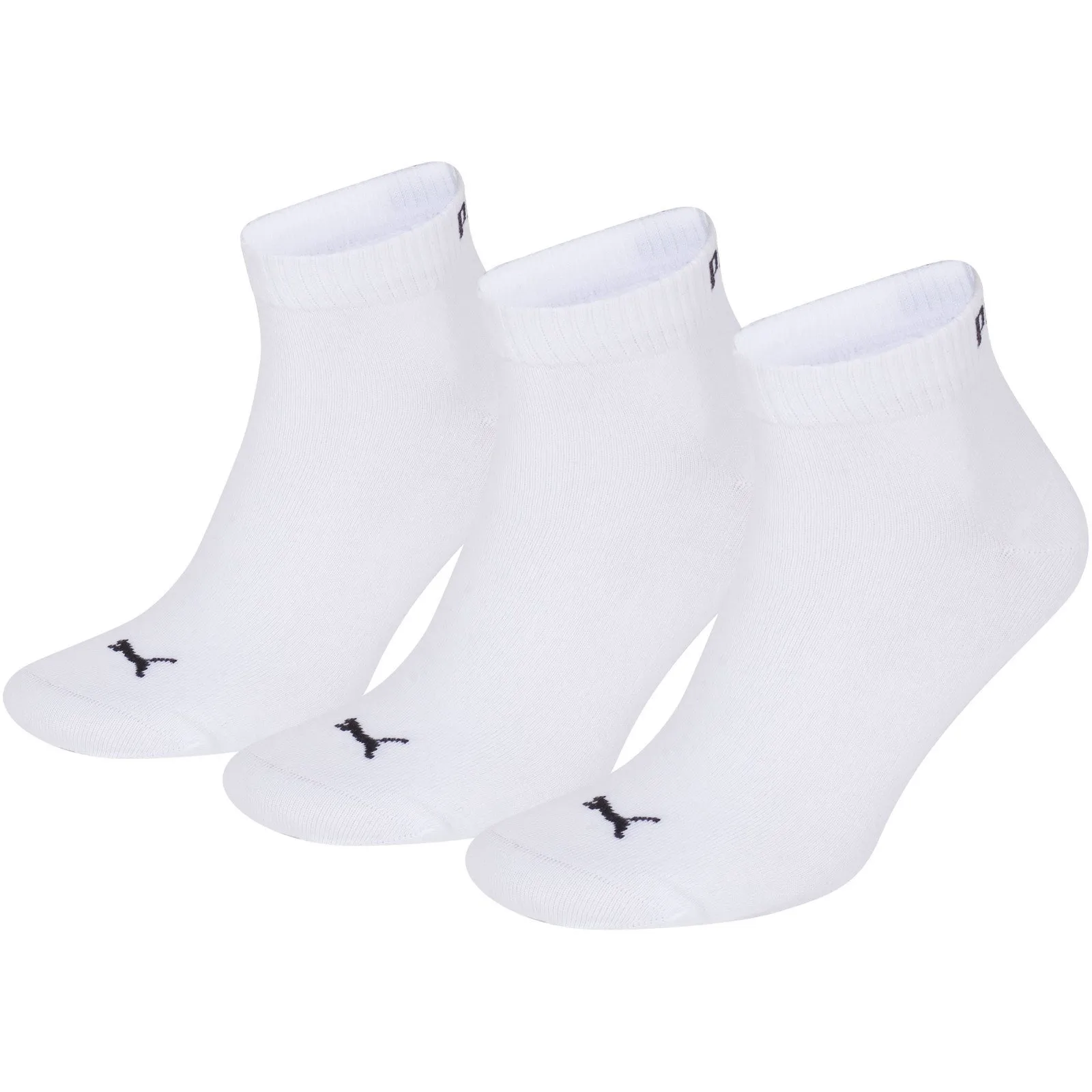 Puma Calzini Sportivi Unisex Quarter Sopra la Caviglia 271080001, 18 paia, Bianco - immagine 1