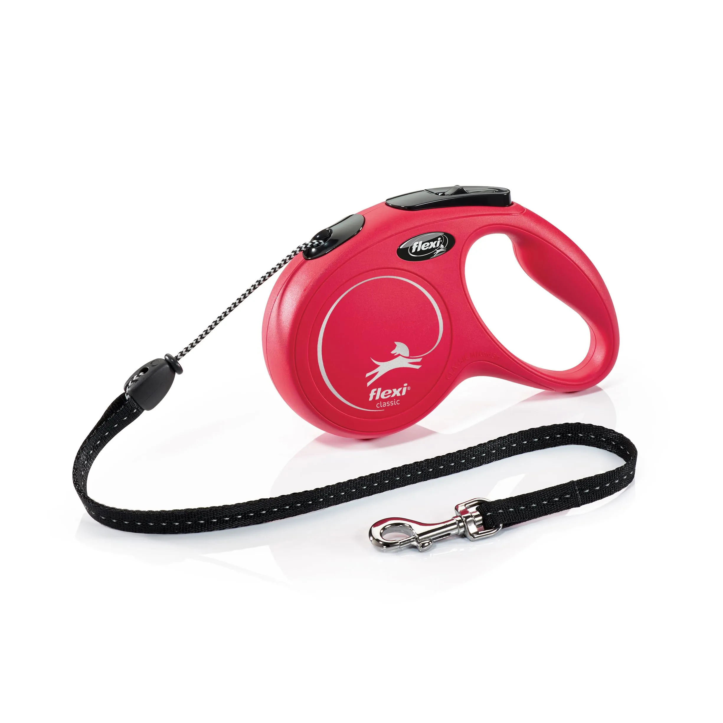 Flexi Guinzaglio Retrattile per Cani, Taglia M, 5 Metri, Rosso - immagine 1