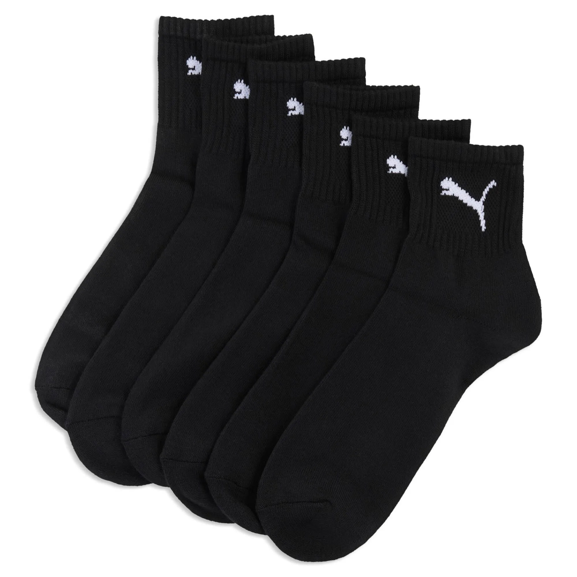 Puma Short Crew Socks, Nero, 39-42 Unisex Adult - immagine 1