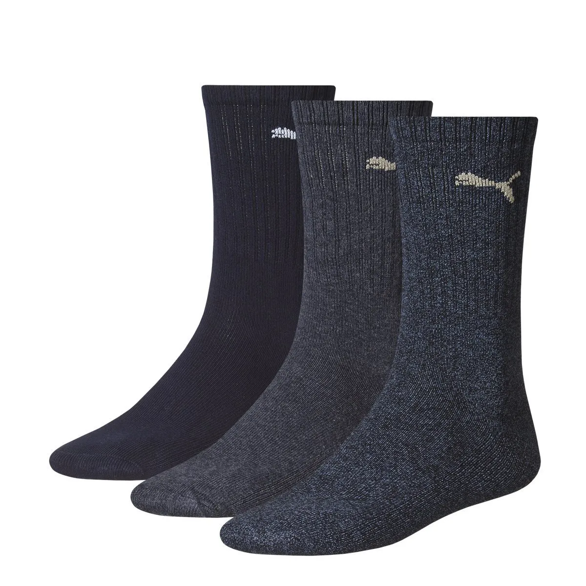 Puma Crew Sport Socks, Unisex, 6 Pairs, New Navy, 35-38 - immagine 1
