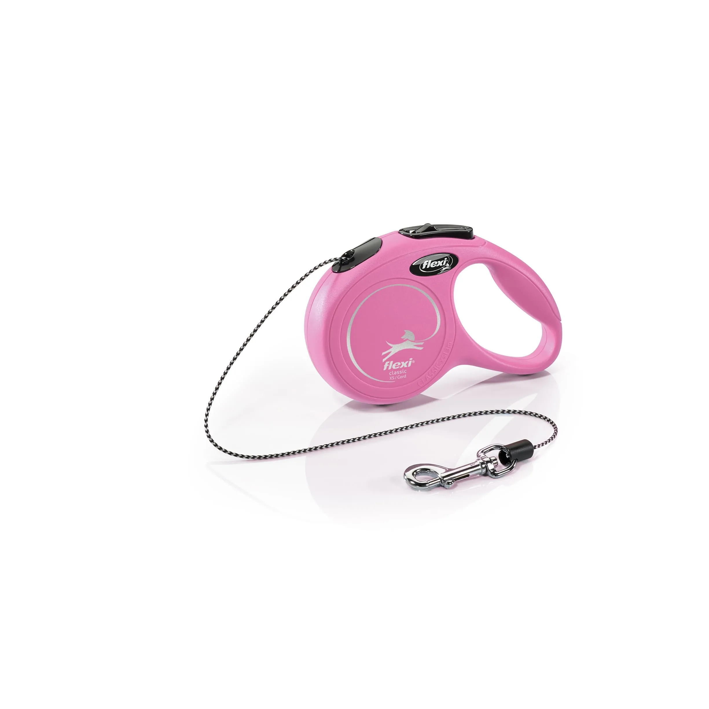 Flexi Classic Cat Retractable Leash XS, 3m, Pink - immagine 1