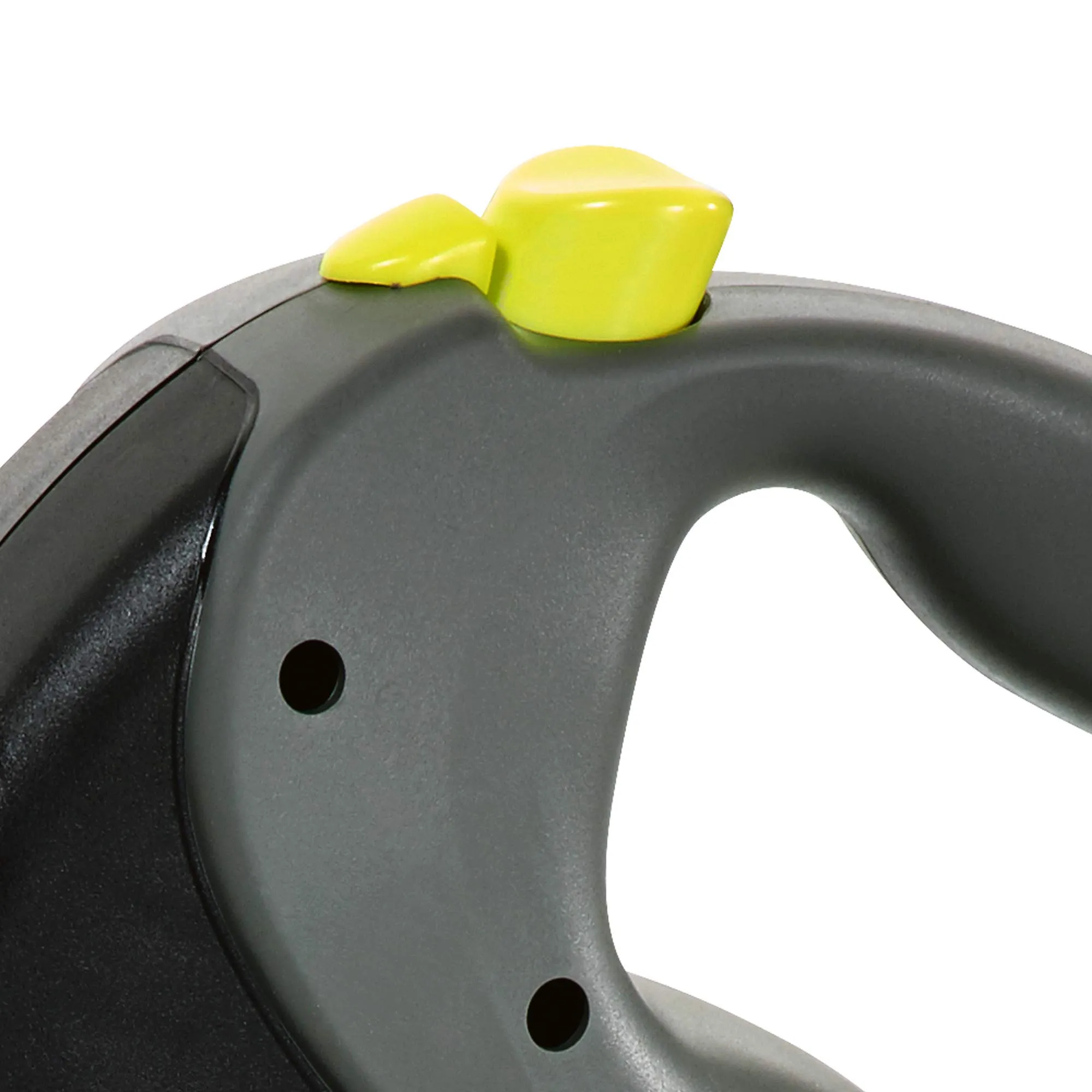Flexi Giant Professional Guinzaglio Avvolgibile a Fettuccia, Nero/Neon, L - 10m - immagine 2