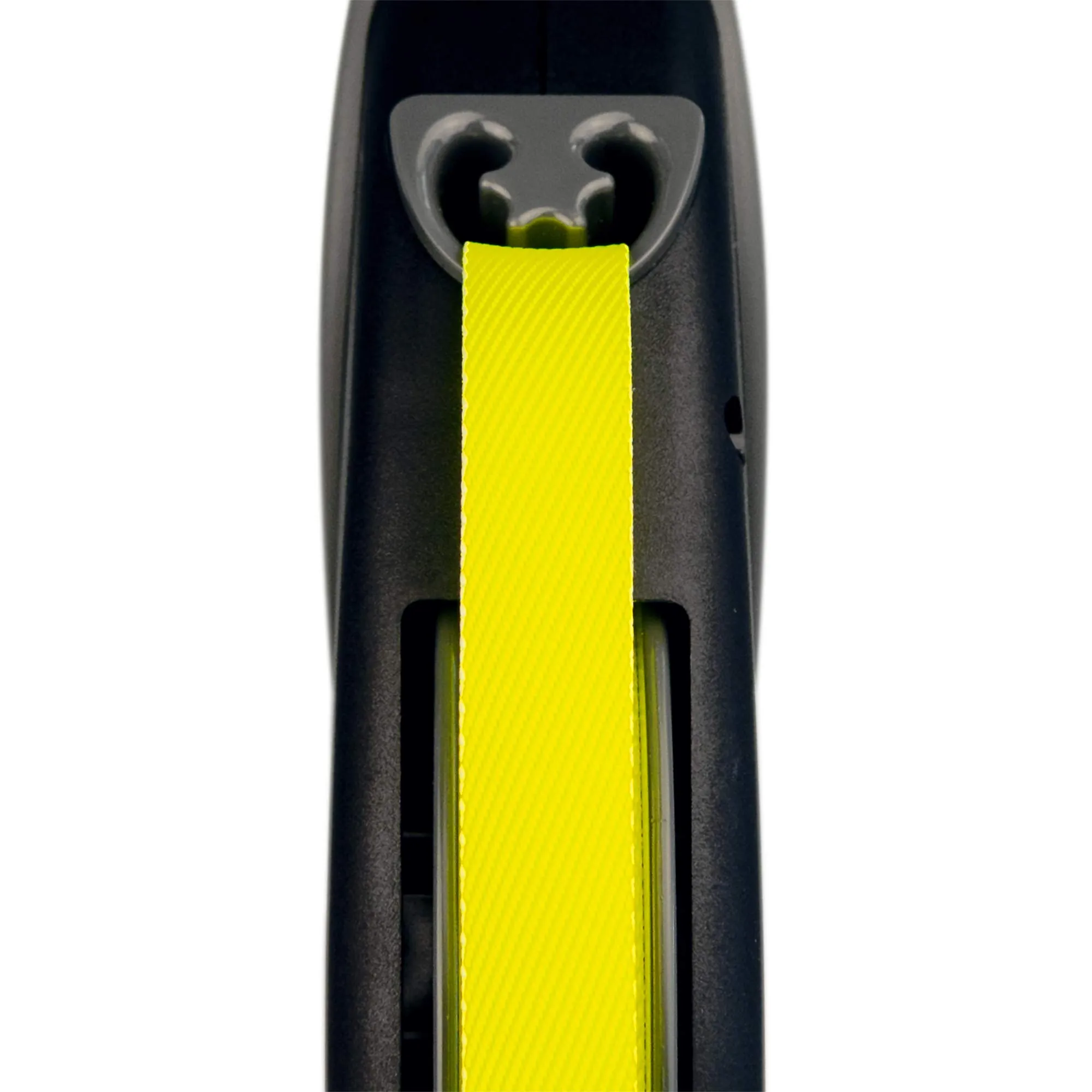 Flexi Giant Professional Guinzaglio Avvolgibile a Fettuccia, Nero/Neon, L - 10m - immagine 5