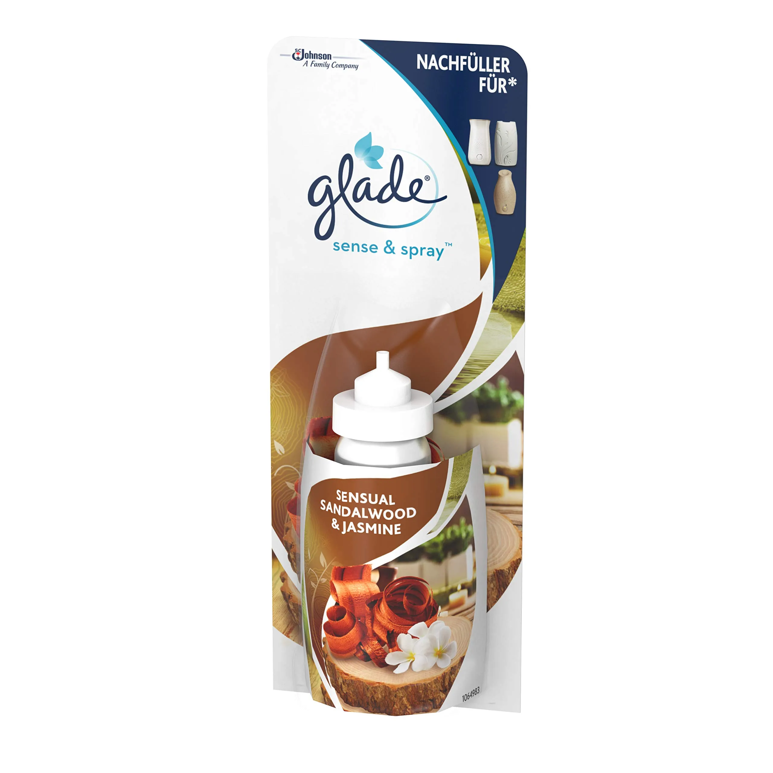 Glade by Brise Sense & Spray Diffusore Elettrico, Bali Sandalo e Gelsomino, 2 x 18 ml - immagine 2