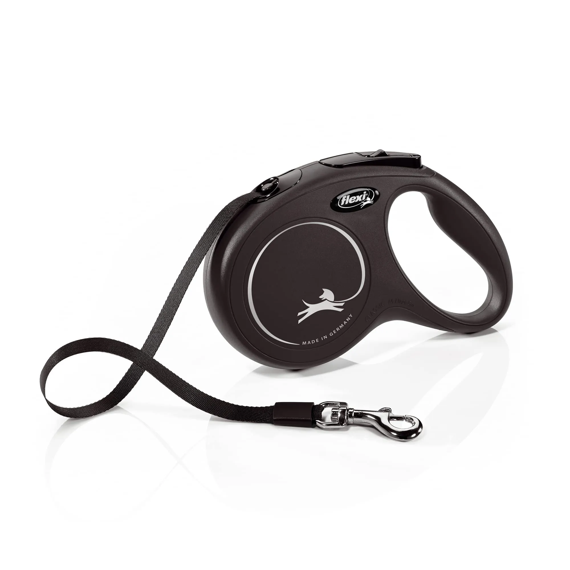 Flexi New Classic M Nastro, 5 m, Nero - immagine 1