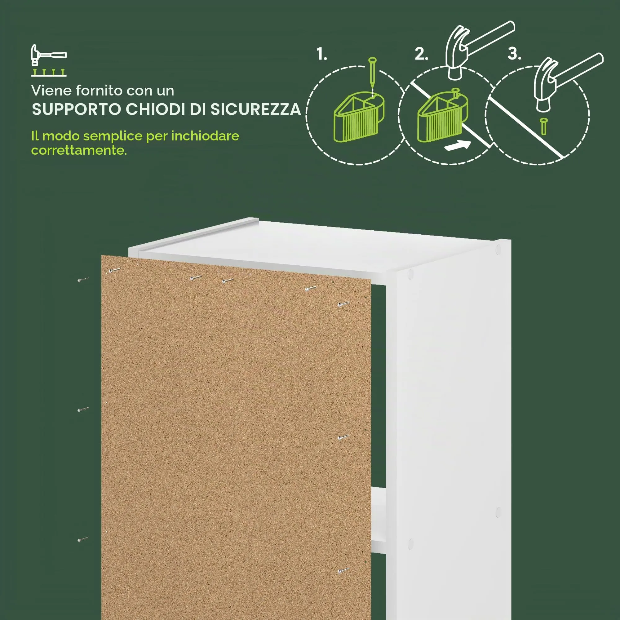 Furinno Luder Libreria a 3 Ripiani, Bianco/Rosa - immagine 4