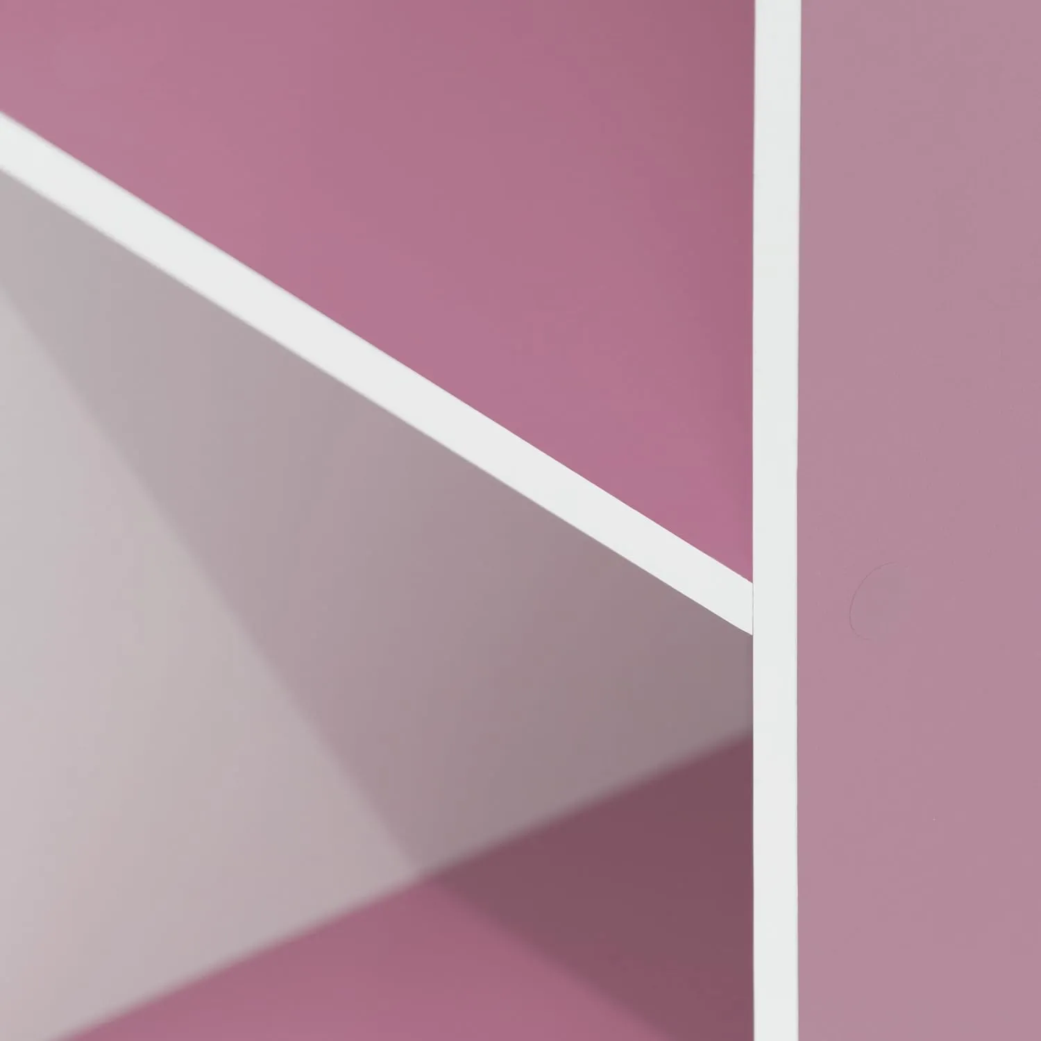 Furinno Luder Libreria a 3 Ripiani, Bianco/Rosa - immagine 9