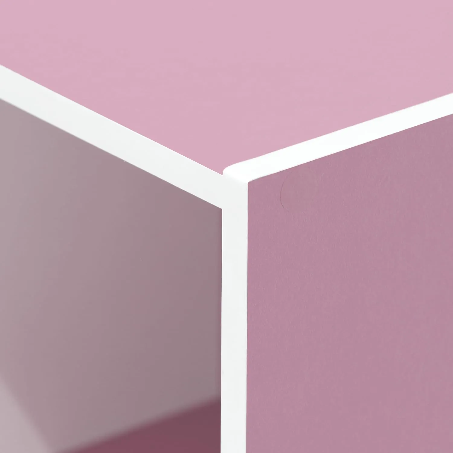Furinno Luder Libreria a 3 Ripiani, Bianco/Rosa - immagine 10