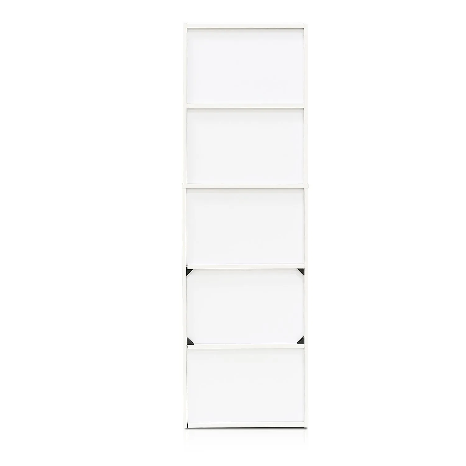 Furinno Luder Libreria a ripiani a 5 livelli, Bianco/Azzurro - immagine 8