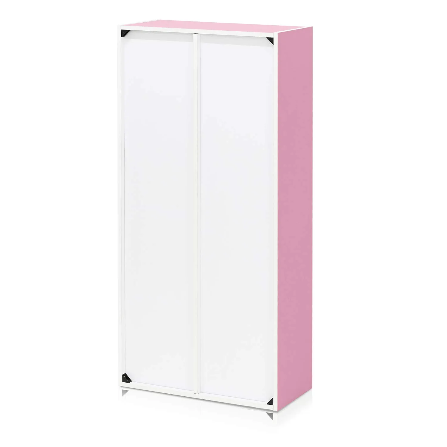 Furinno Luder Scaffale Aperto Reversibile a 7 Cubi, Bianco/Rosa - immagine 9