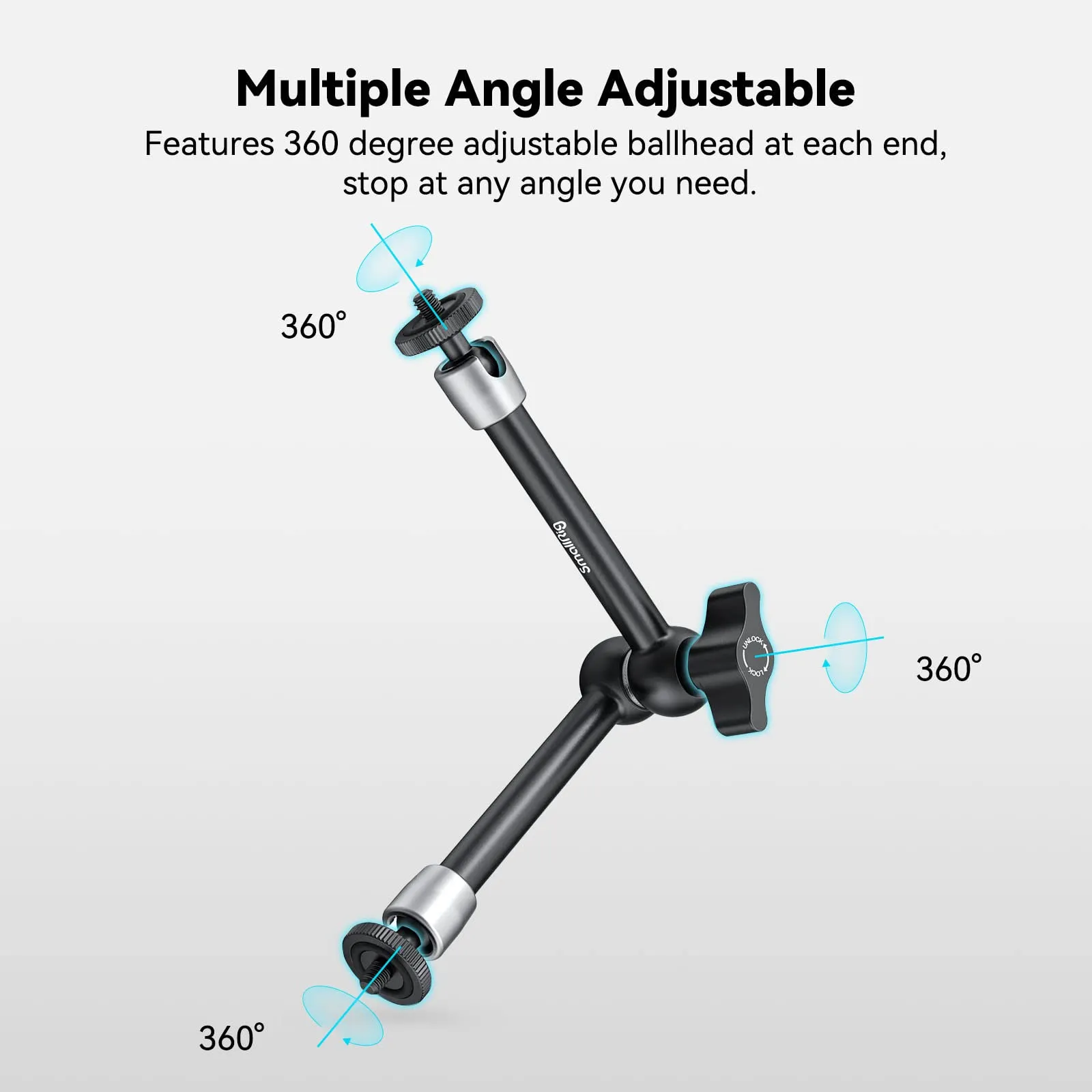 SmallRig Magic Arm Articulating Arm 10 Inches for Monitor - 2066B - immagine 3