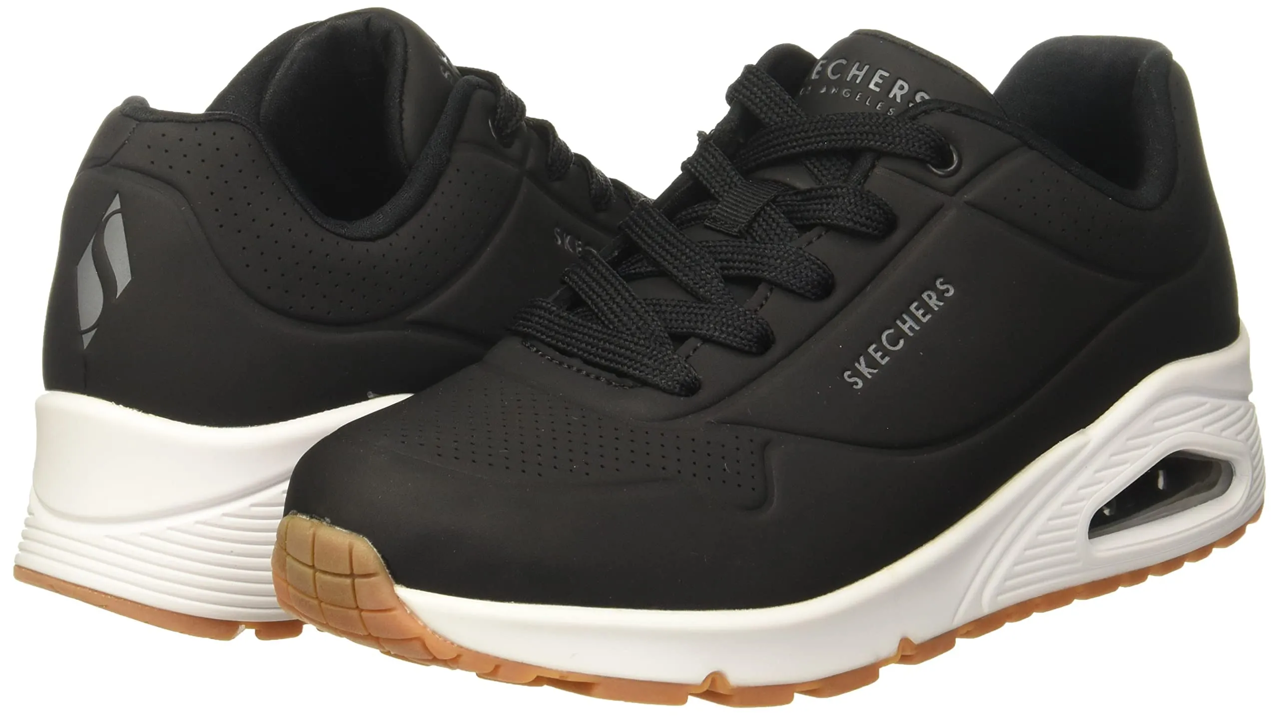 Skechers Uno-Stand on Air 73690-BLK Women's Sneakers, Black, 35.5 EU - immagine 7