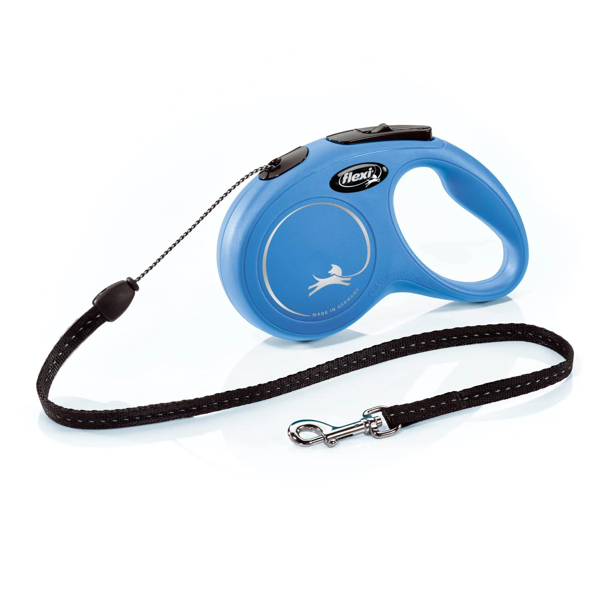 Flexi Guinzaglio Retrattile Classico per Cani, 4,9 m, Piccolo, Blu - immagine 1