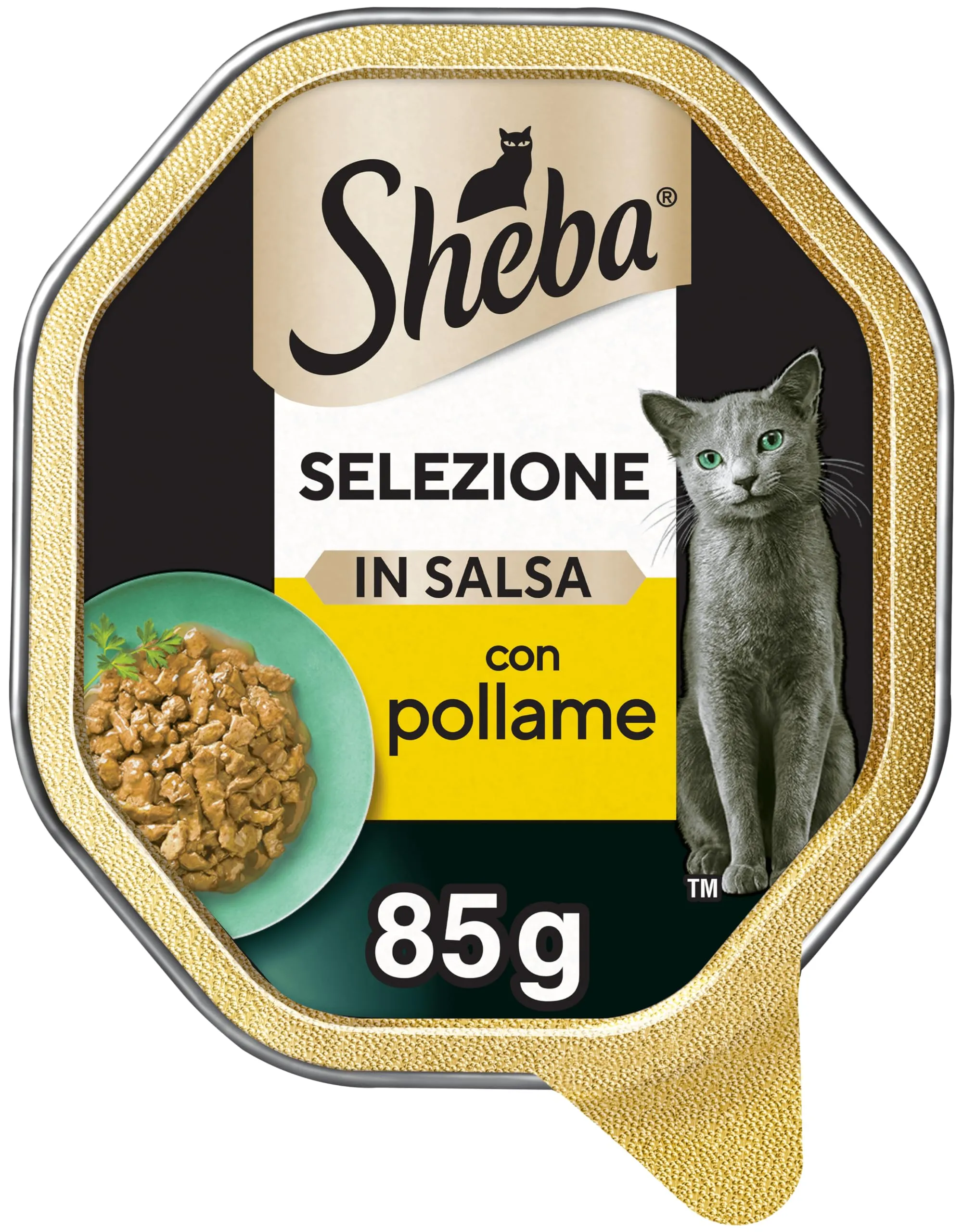 Sheba Selezione in Salsa con Gustoso Pollame, 85 g, 22 Confezioni - immagine 1
