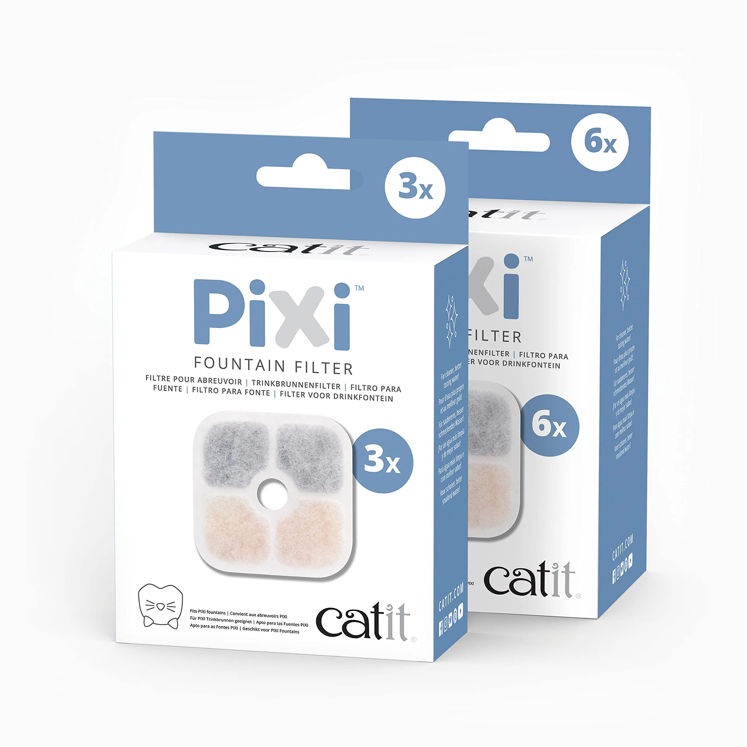 Catit Pixi Filtri di ricambio per fontana, confezione da 6 pezzi - immagine 5