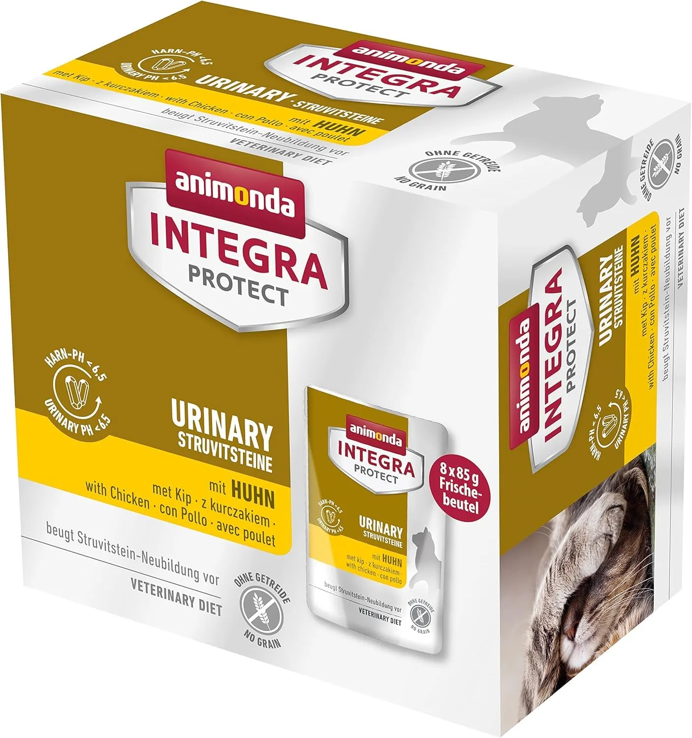 Animonda Integra Protect Urinary Struvite con Pollo (8x 85g) - immagine 1