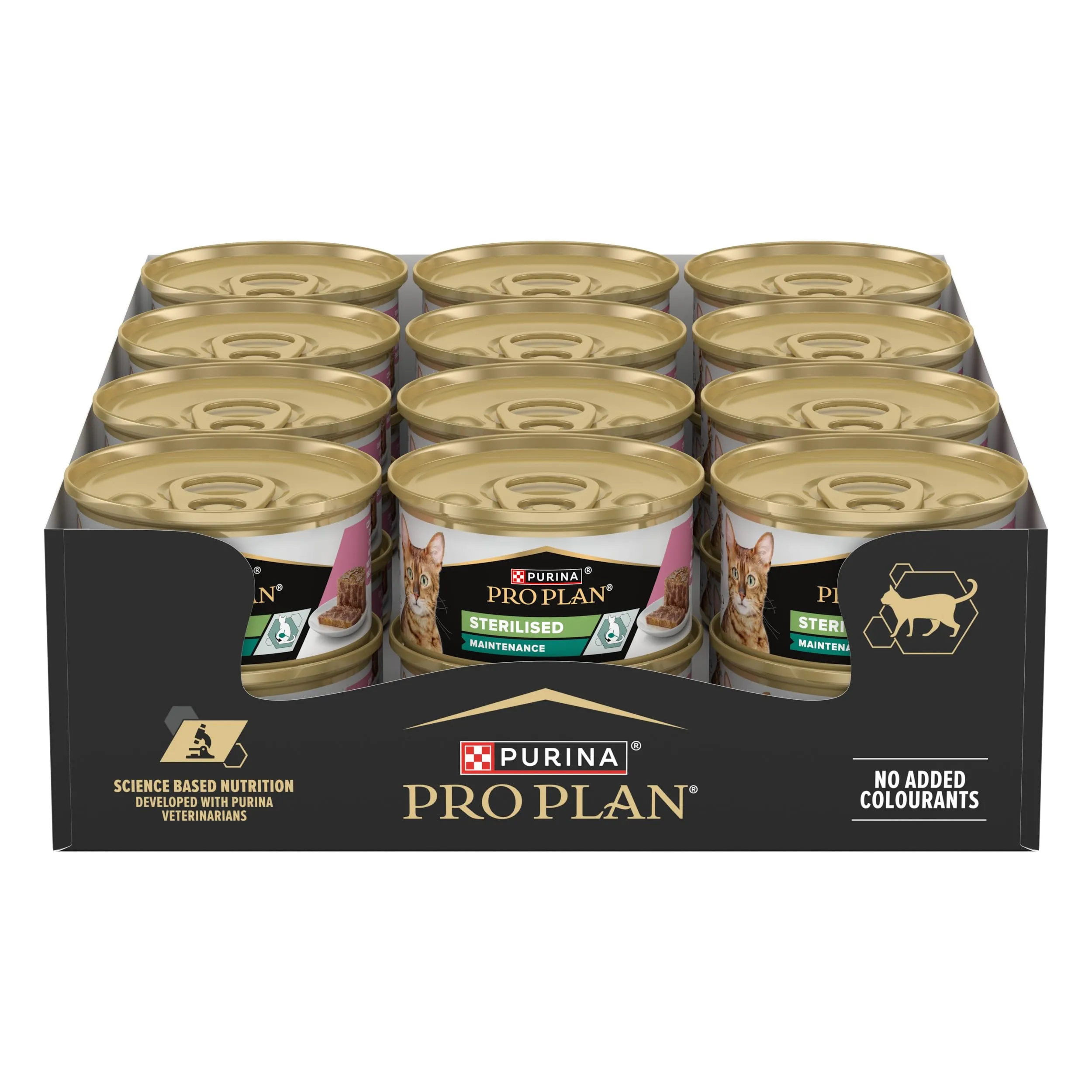 Purina Pro Plan Sterilised Cibo Umido per Gatti Adulti, 24 Lattine da 85g - immagine 1