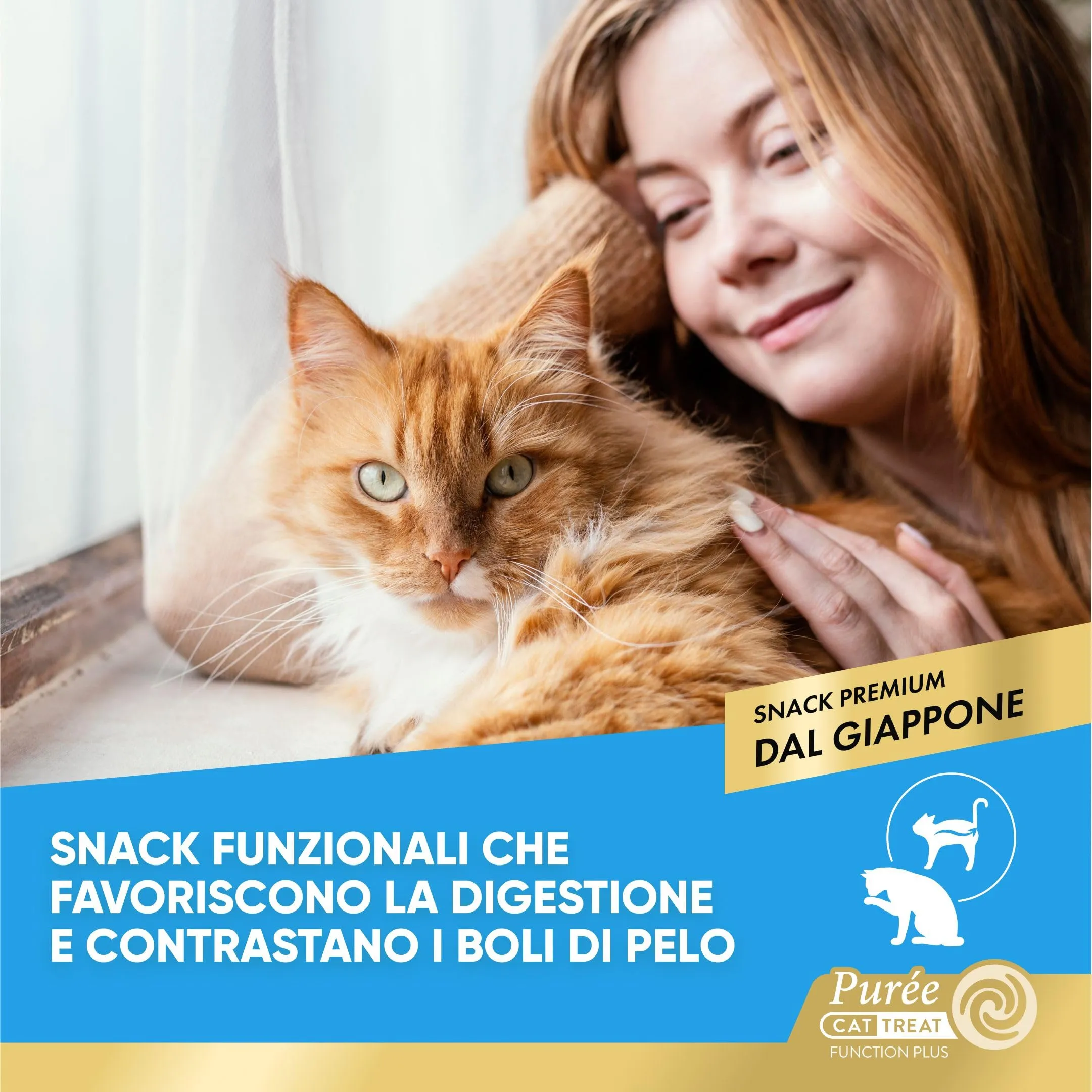Inaba Churu Hairball Control Snack per Gatti al Pollo, 48x14g - immagine 2