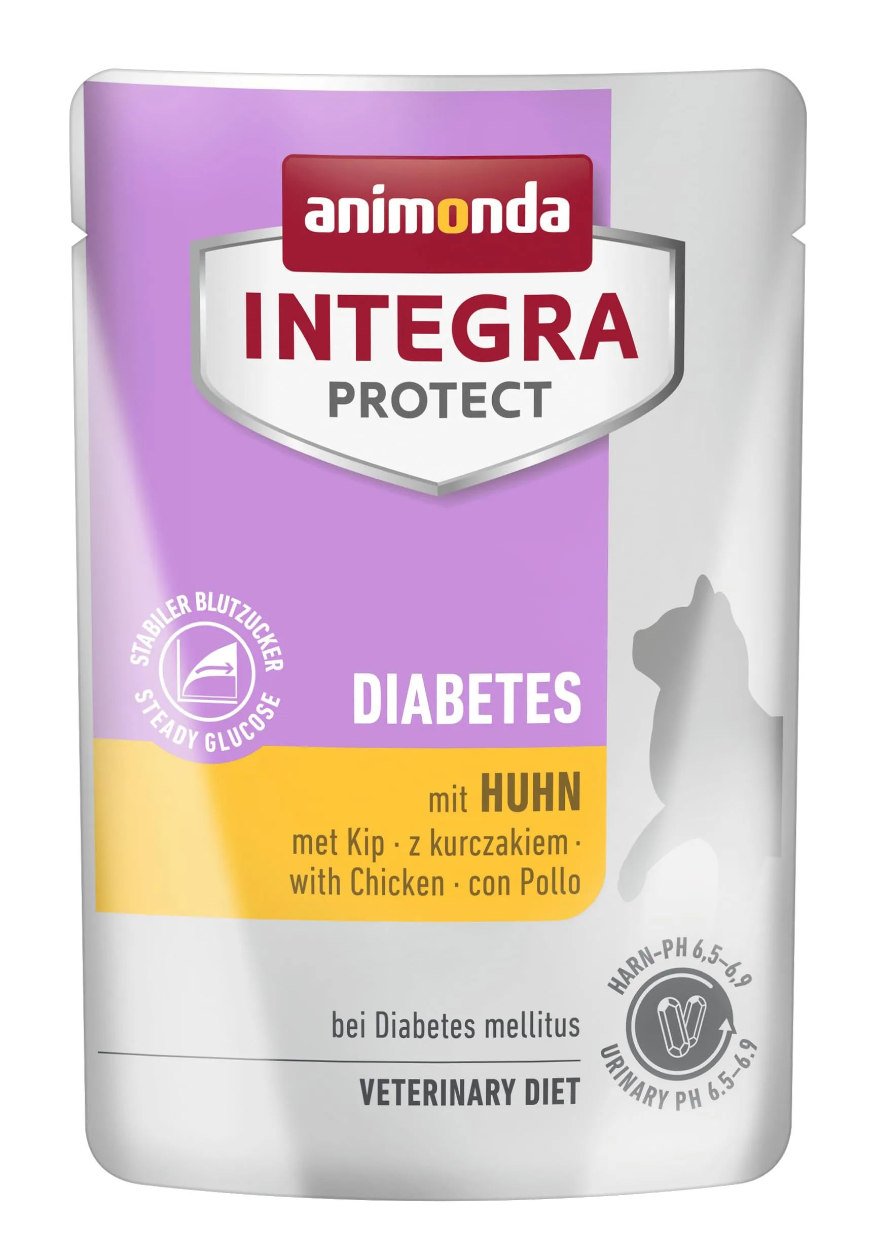 Animonda Integra Protect Cibo Umido per Gatti Diabete con Pollo (24 x 85 g) - immagine 1