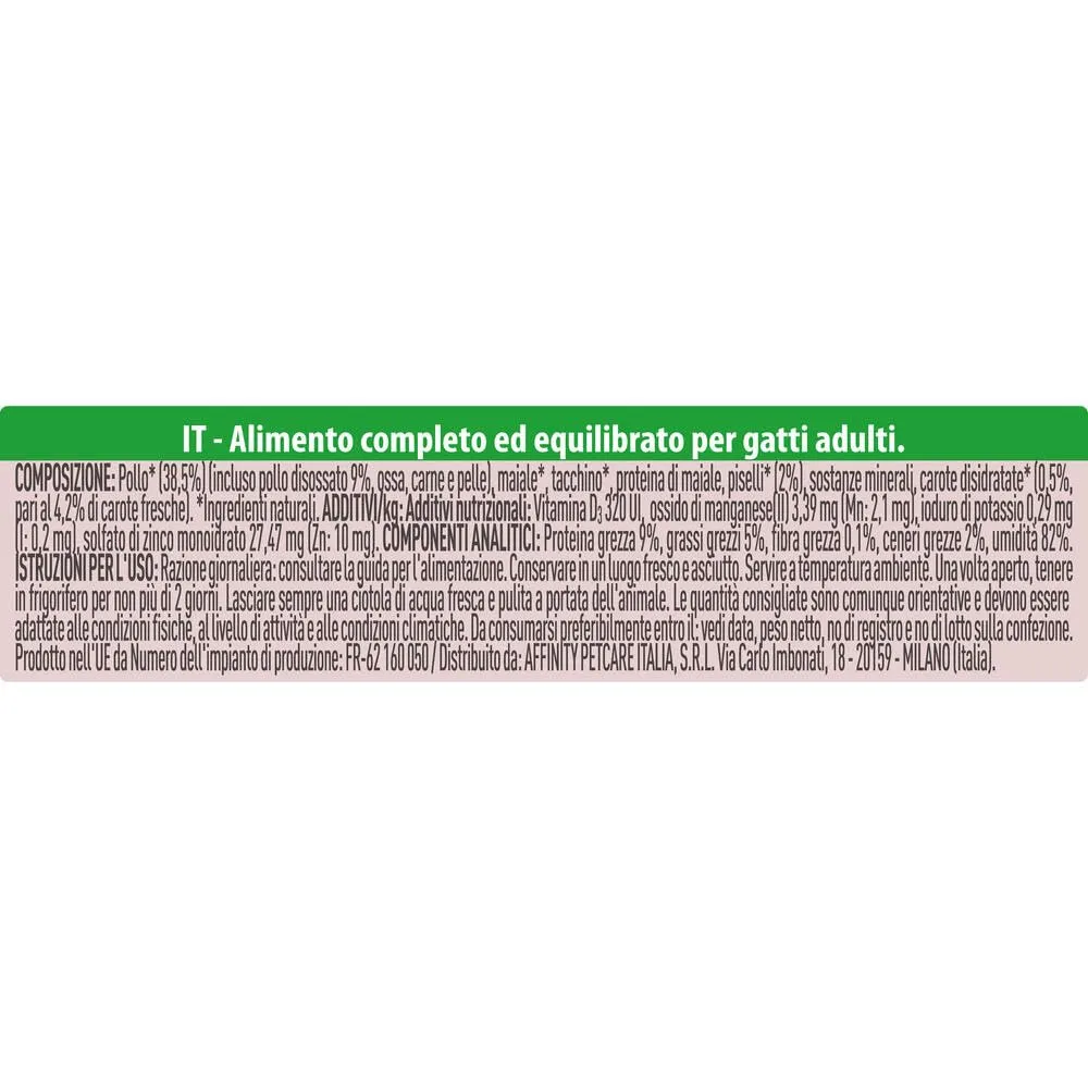 Trainer Natural Adult Cibo Umido per Gatti, Paté di Pollo, 18 x 85g - immagine 5