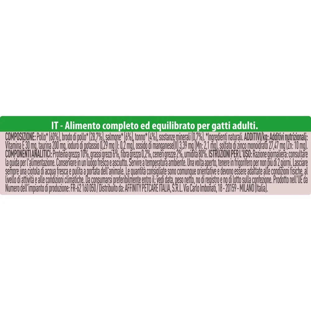 Trainer Natural Adult Cibo Umido per Gatti, Paté di Tonno, 18 x 85g - immagine 5
