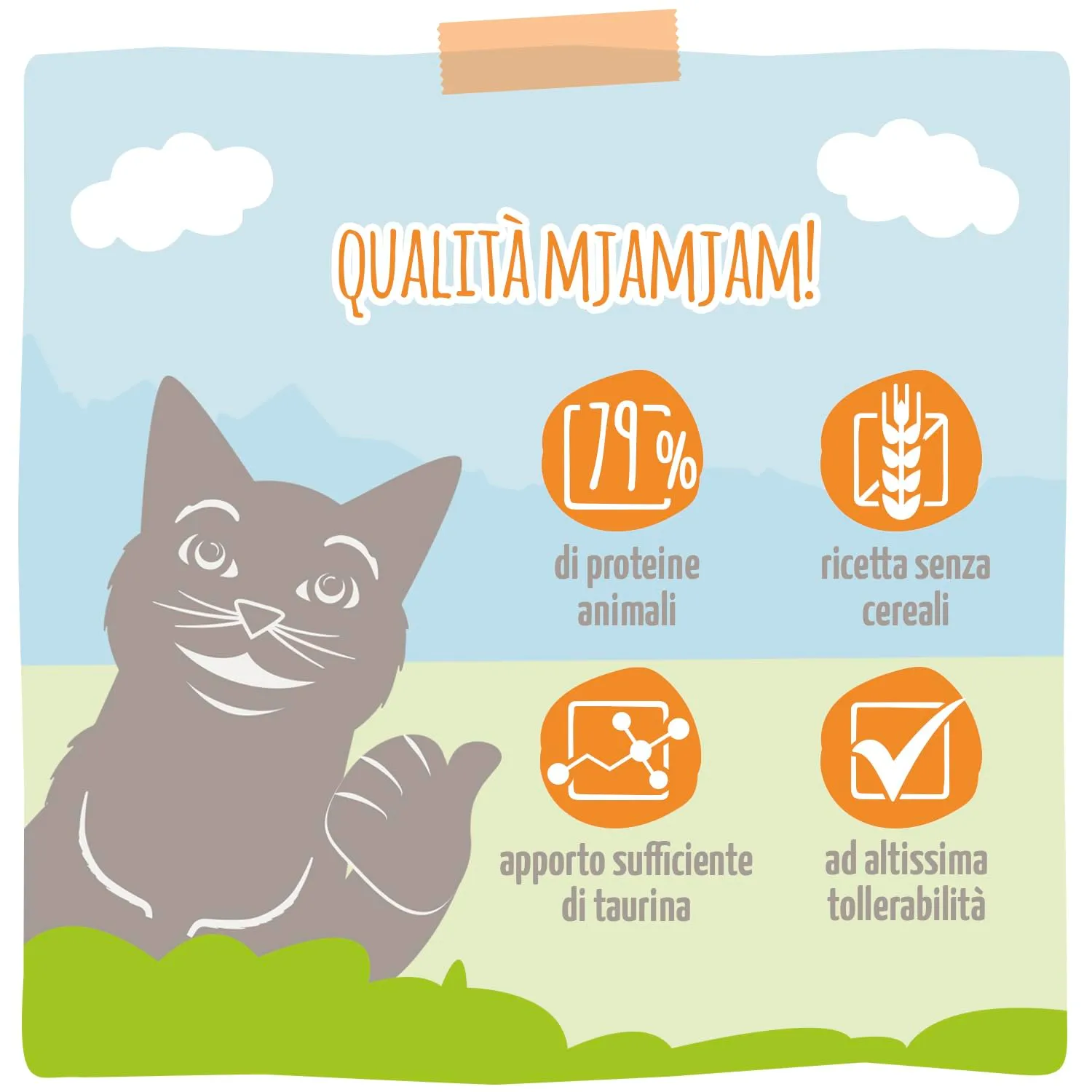 MjAMjAM Crocchette Premium per Gatti Senza Cereali al Pollame, 300 g - immagine 4
