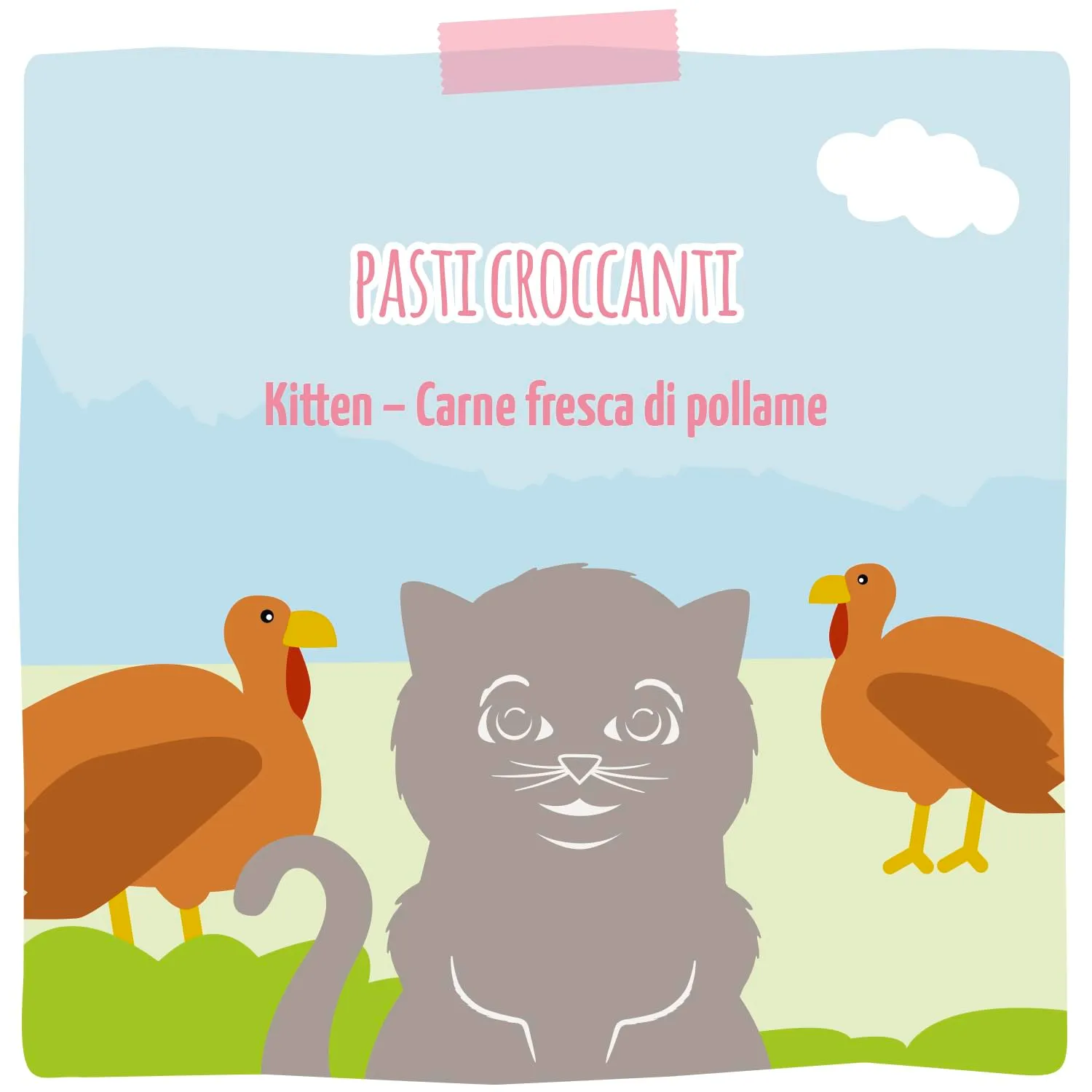 MjAMjAM Crocchette premium per gatti Kitten, carne di pollame fresca, senza cereali, 300 g - immagine 5