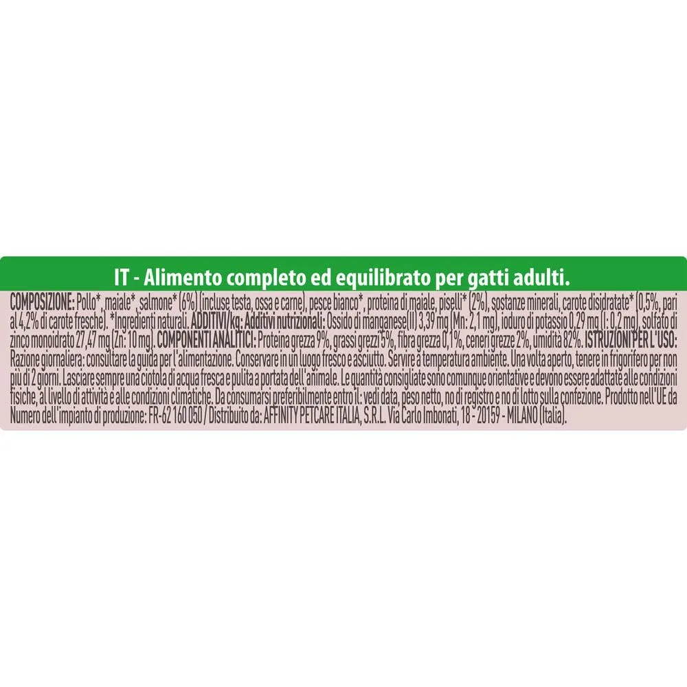 Trainer Natural Adult Cibo Umido per Gatti, Paté di Salmone, 18 x 85g - immagine 5