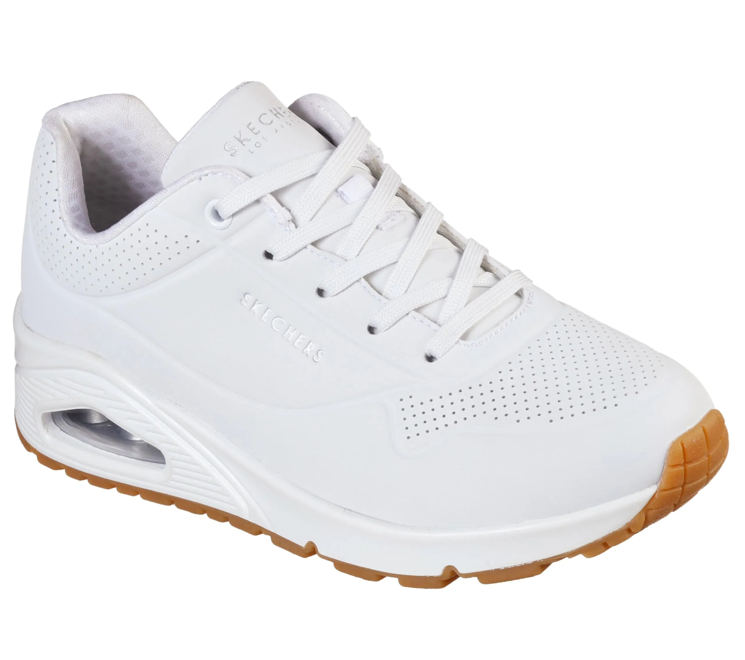 Skechers Uno Stand On Air Scarpe da ginnastica Donna, White 73690, 36.5 EU - immagine 4