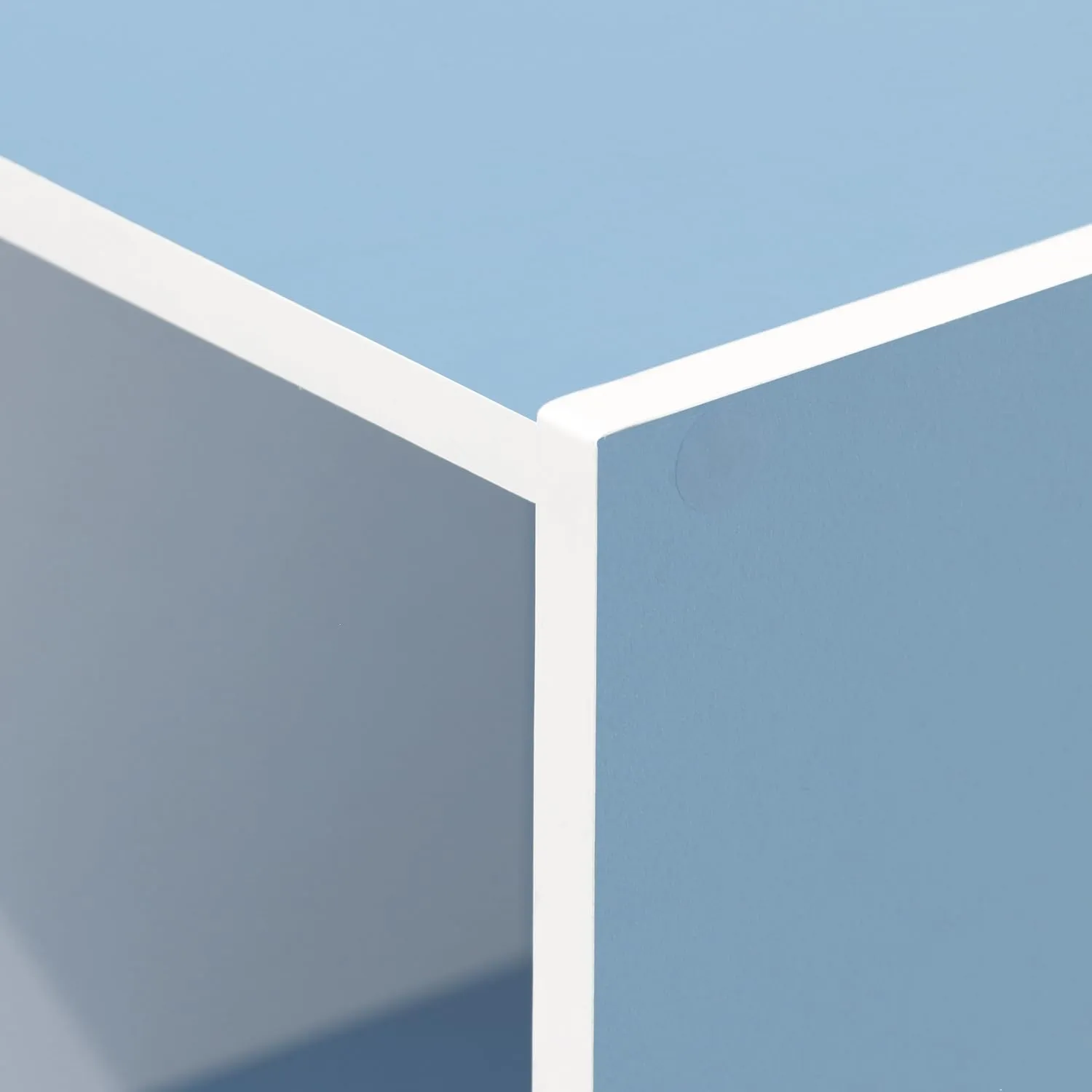 Furinno Luder Libreria a 3 ripiani, Bianco/azzurro - immagine 6