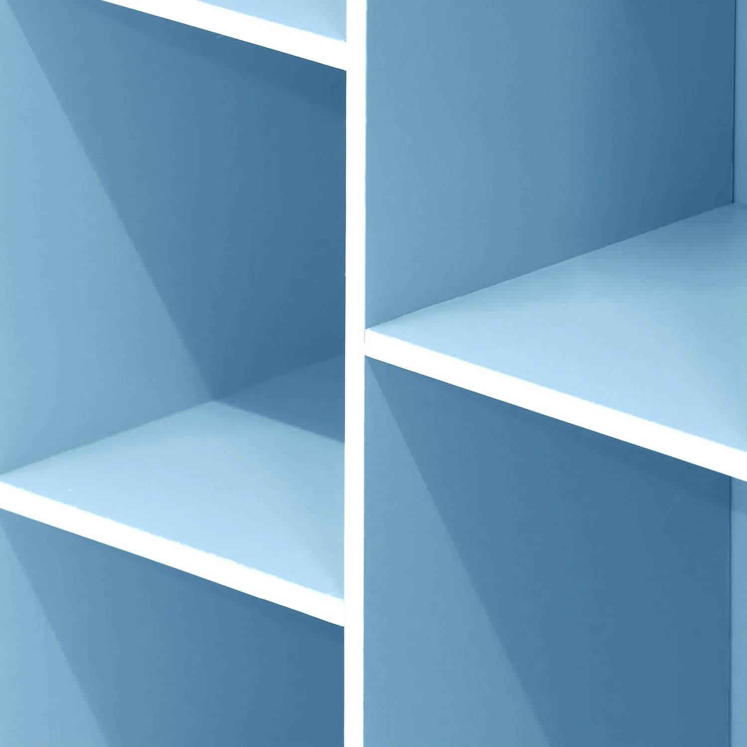 Furinno Luder Scaffale aperto reversibile a 5 cubi, Bianco/Azzurro - immagine 8