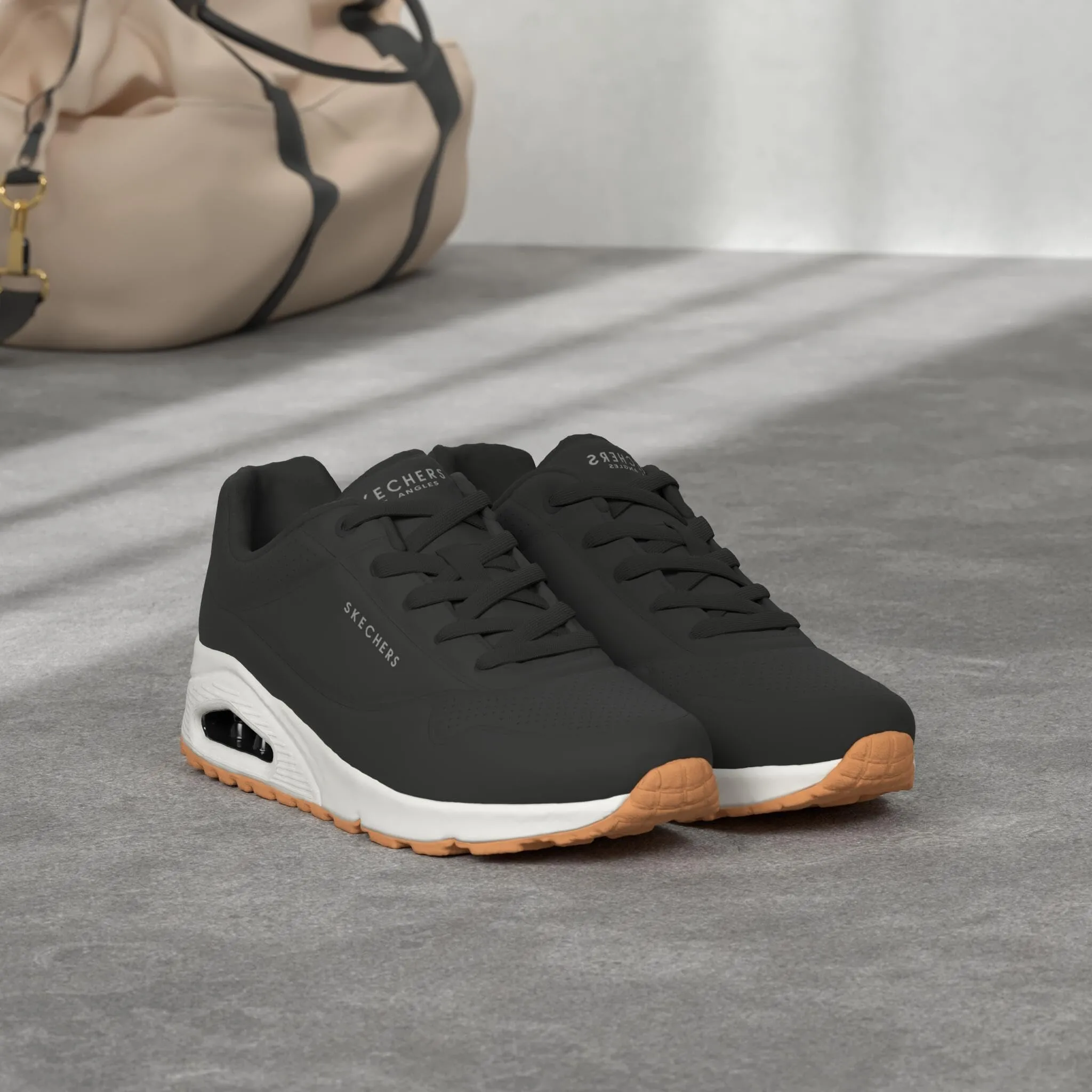 Skechers Uno Stand On Air Scarpe da ginnastica Donna, Black Durabuck, 35 EU - immagine 6