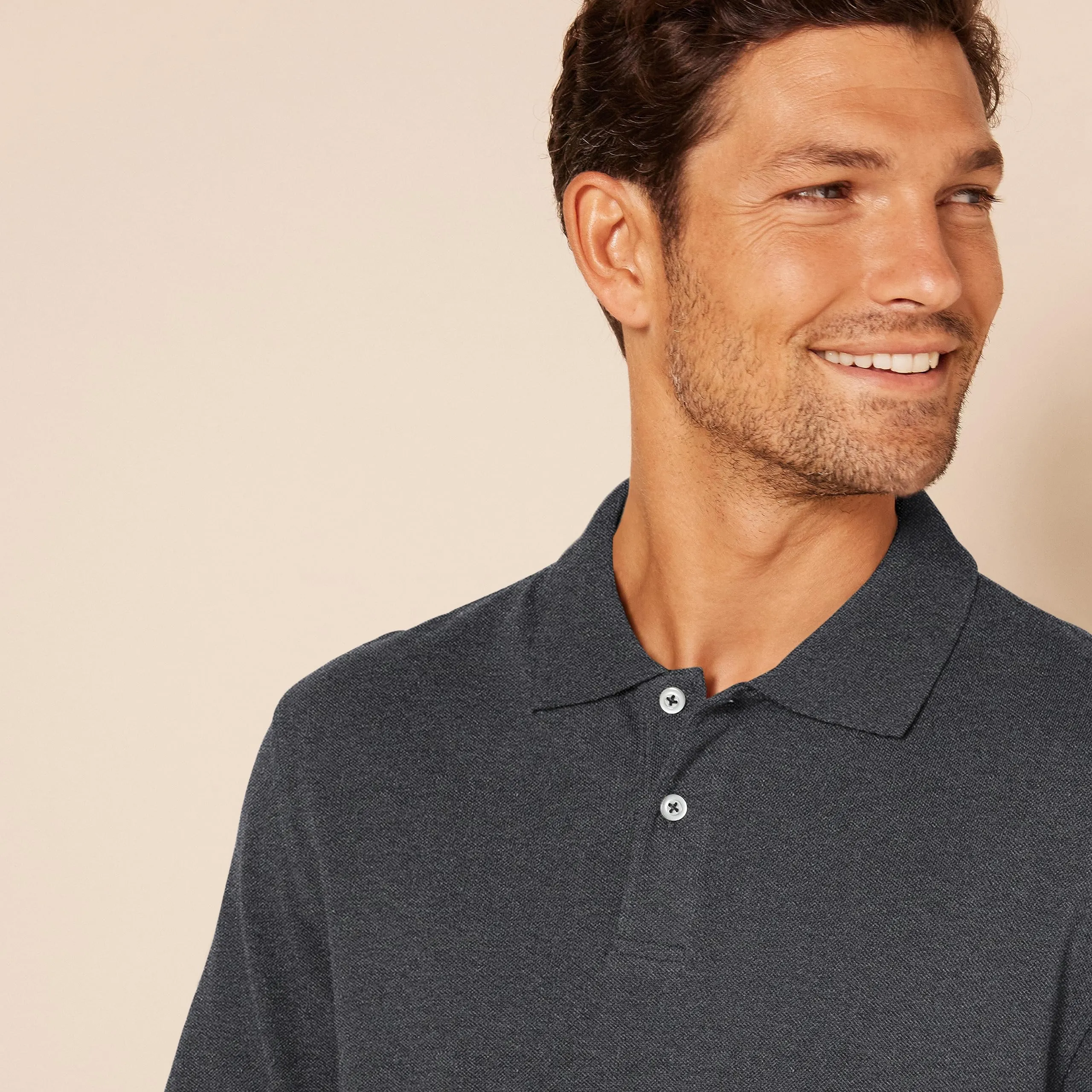 Amazon Essentials Polo in piqué di Cotone Slim Uomo, Carbone Puntinato, XXL - immagine 4