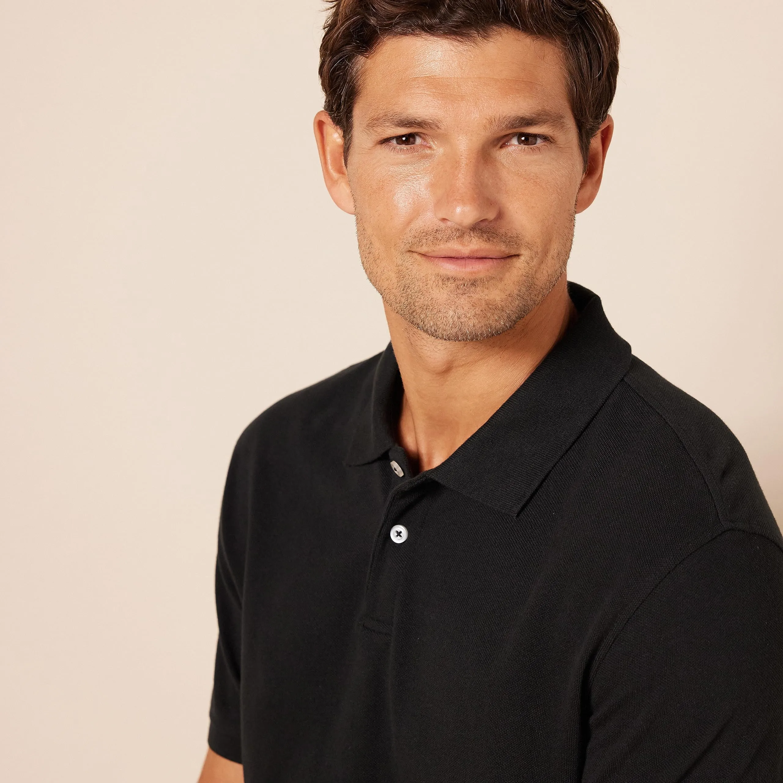 Amazon Essentials Polo in Piqué di Cotone Slim Uomo, Nero, XL - immagine 4