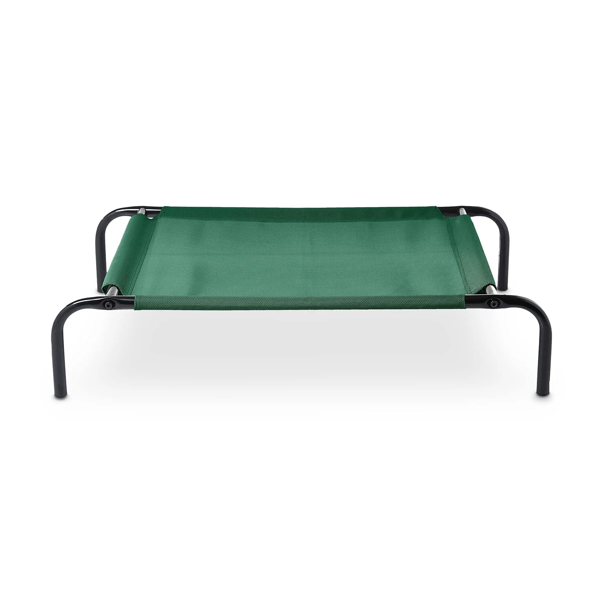 Amazon Basics Lettino Rialzato per Animali Domestici, S, Verde - immagine 3