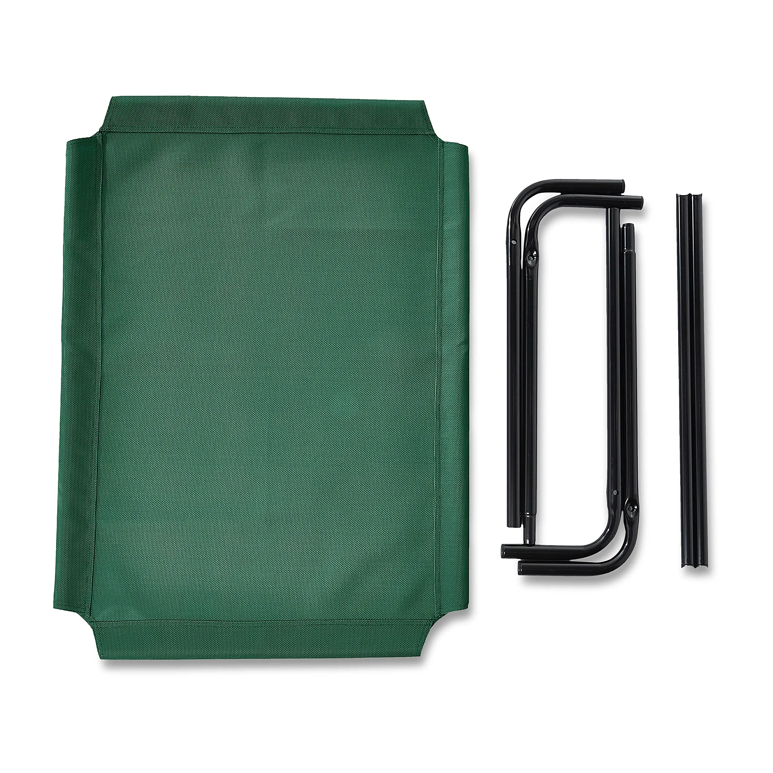Amazon Basics Lettino Rialzato per Animali Domestici, Misura M, Verde, 110 x 65 x 19 cm - immagine 4