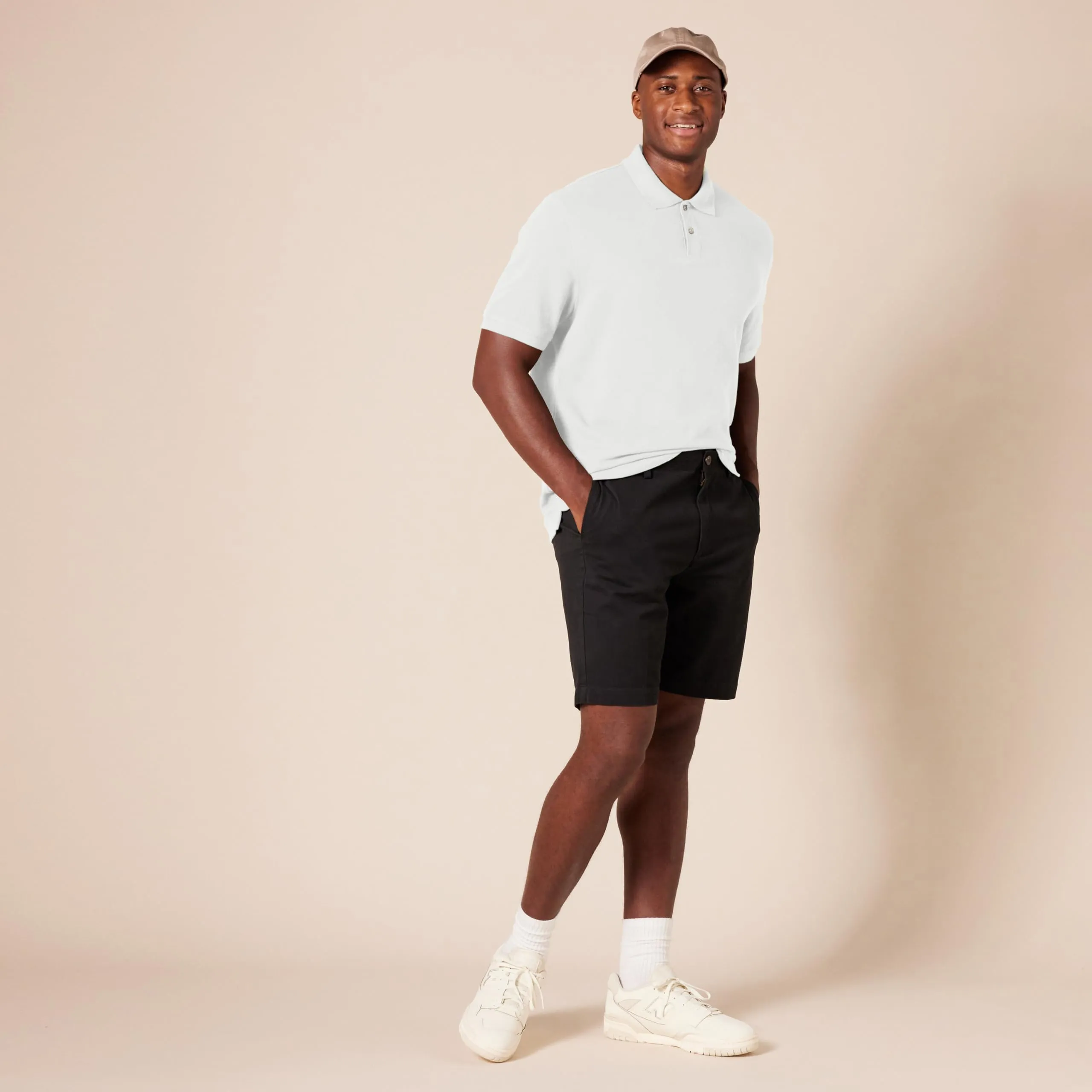 Amazon Essentials Polo in Piqué di Cotone Slim Uomo, Bianco, XL - immagine 8