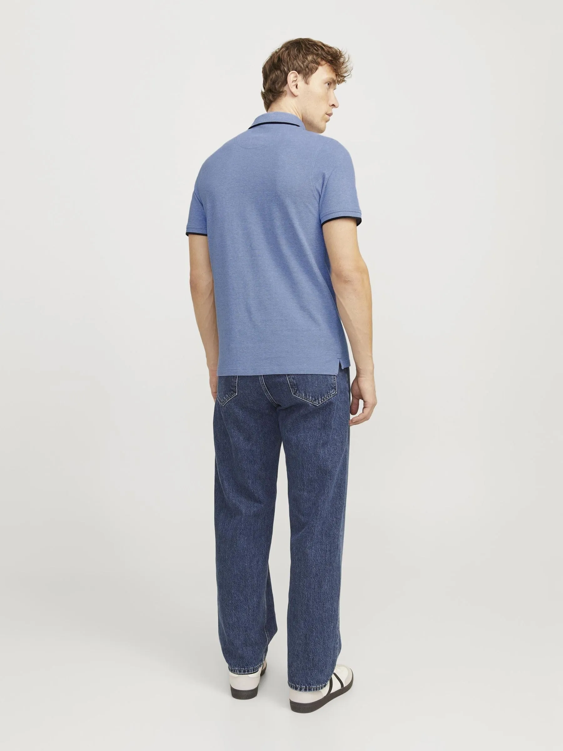 Jack & Jones Jjepaulos Polo SS Noos, Bright Cobalt, XS - immagine 3