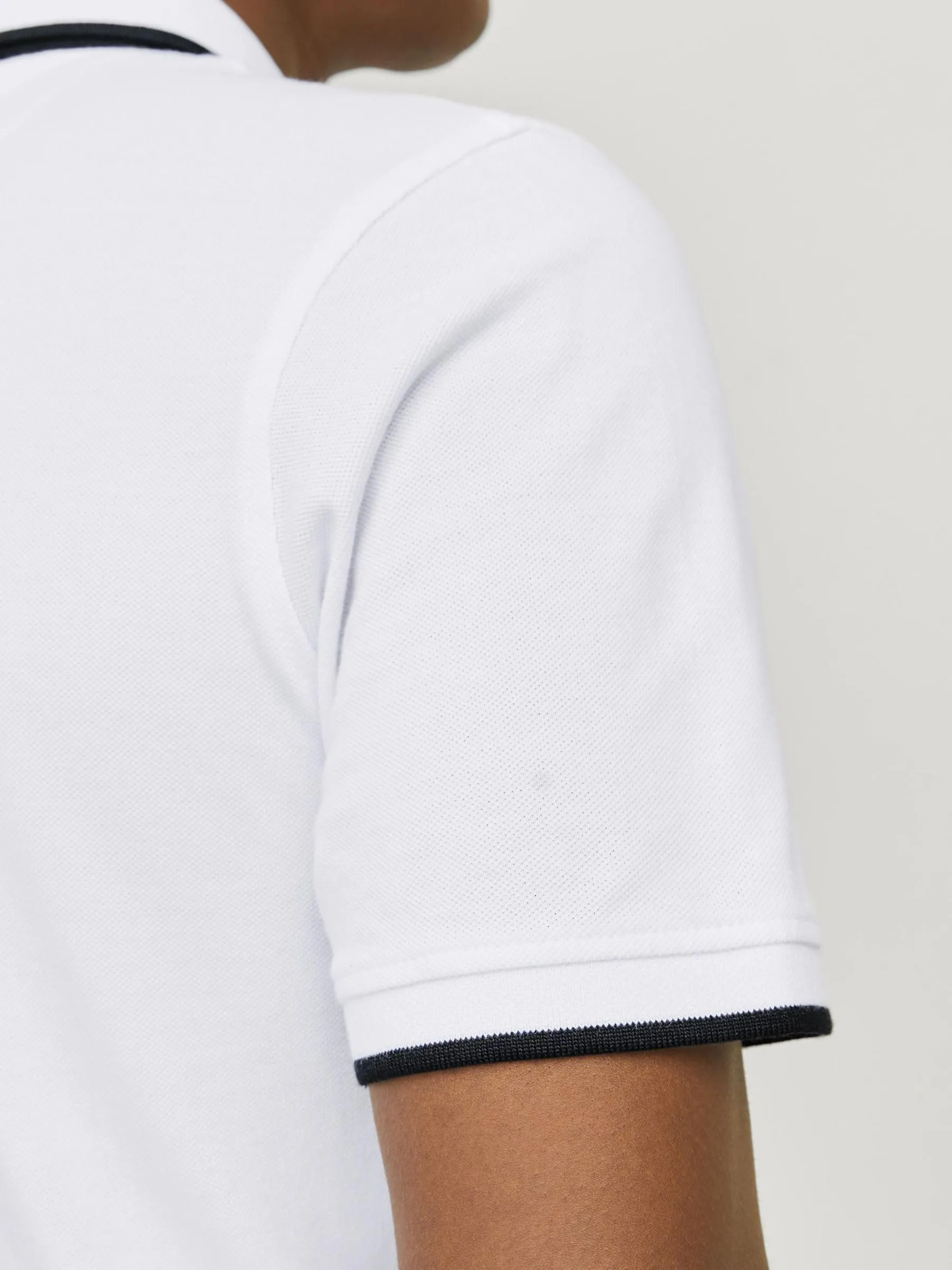 JACK & JONES Jjepaulos Polo SS Noos Slim Fit - White, S - immagine 6