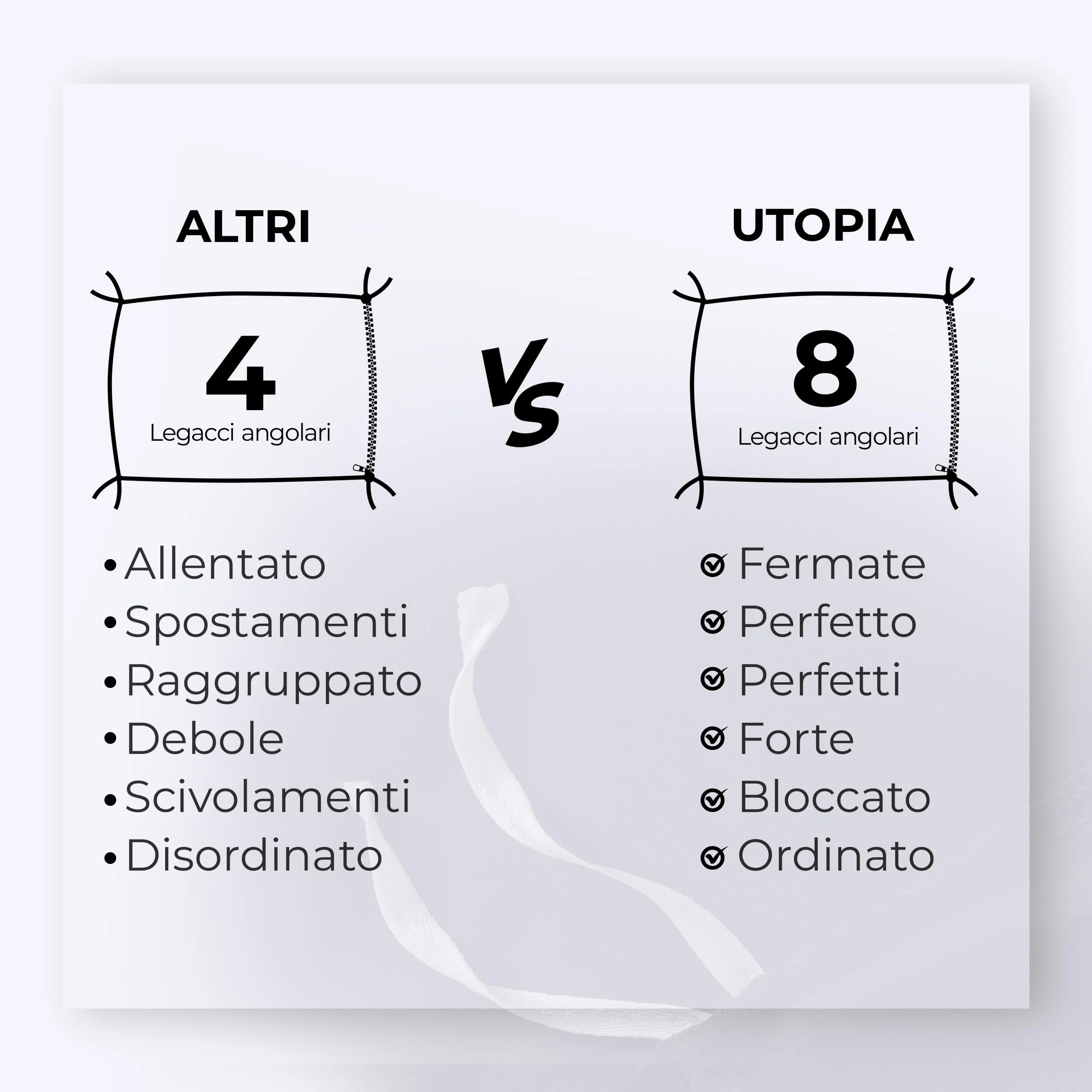 Utopia Bedding Copripiumino in Microfibra 200x200cm con Federe 80x80cm - Bianco - immagine 7