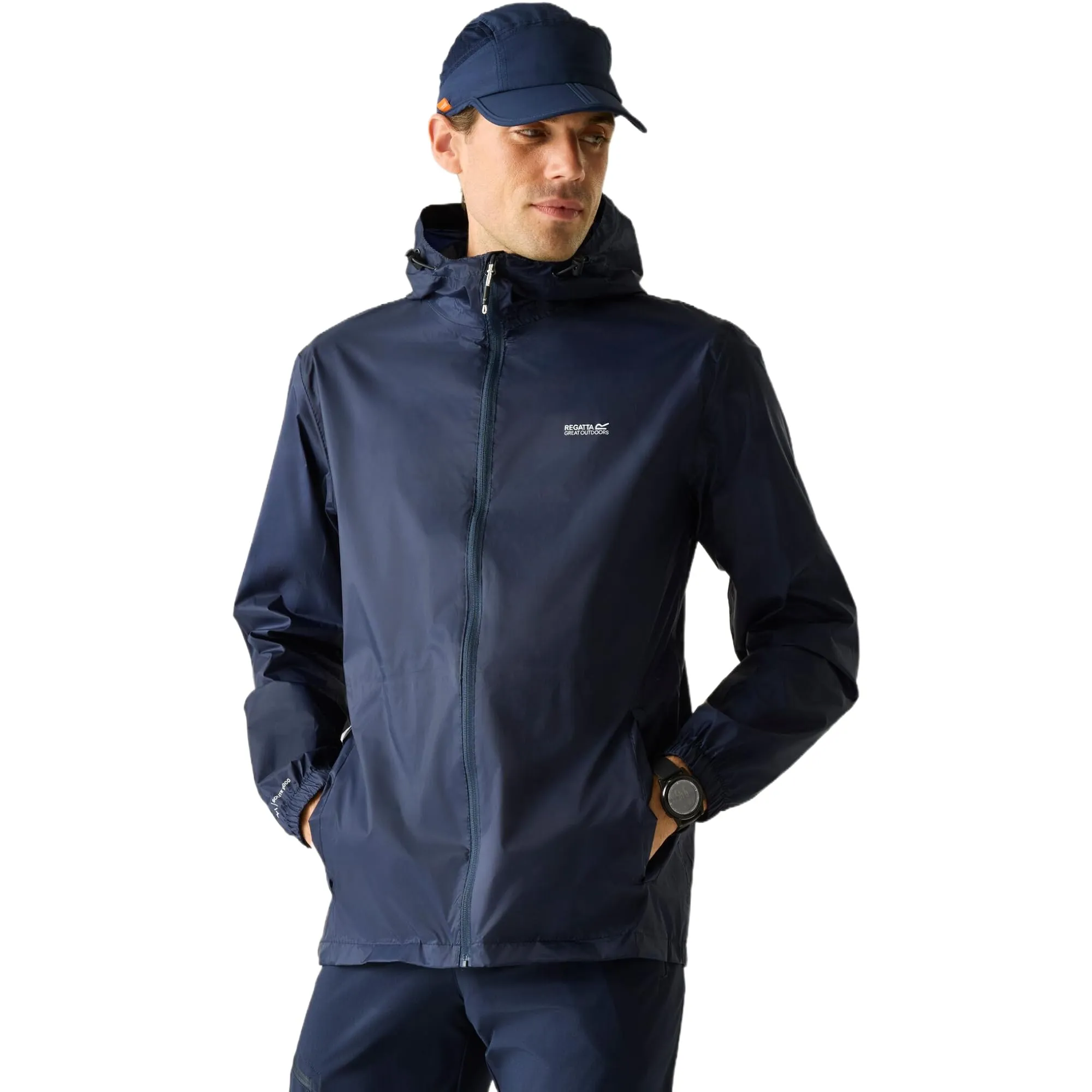 Regatta Pack It III Giacca Impermeabile Uomo, Blu Navy, 3XL - immagine 1
